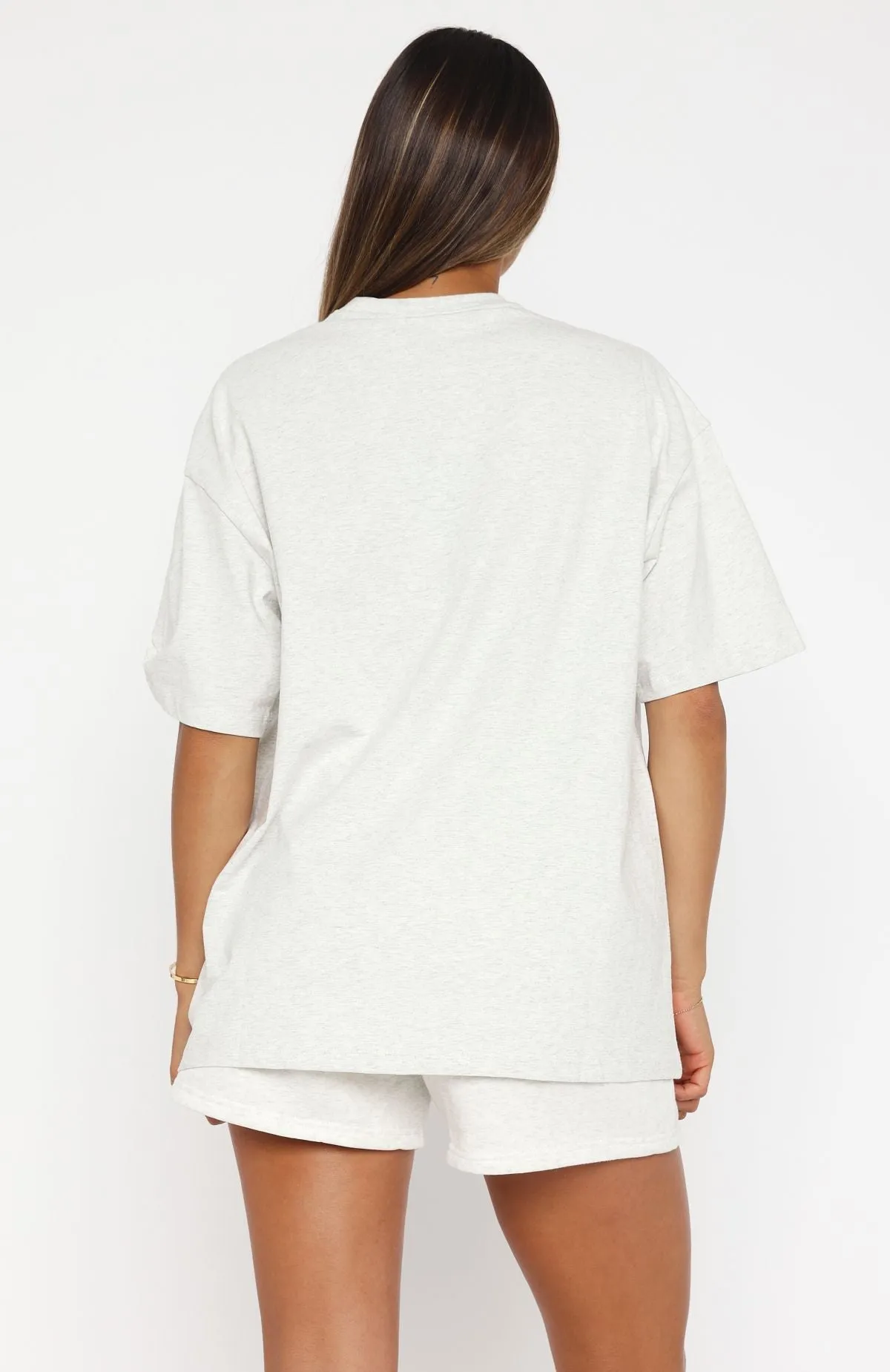 Offstage Oversized Tee Mineral Grey Work Outfit