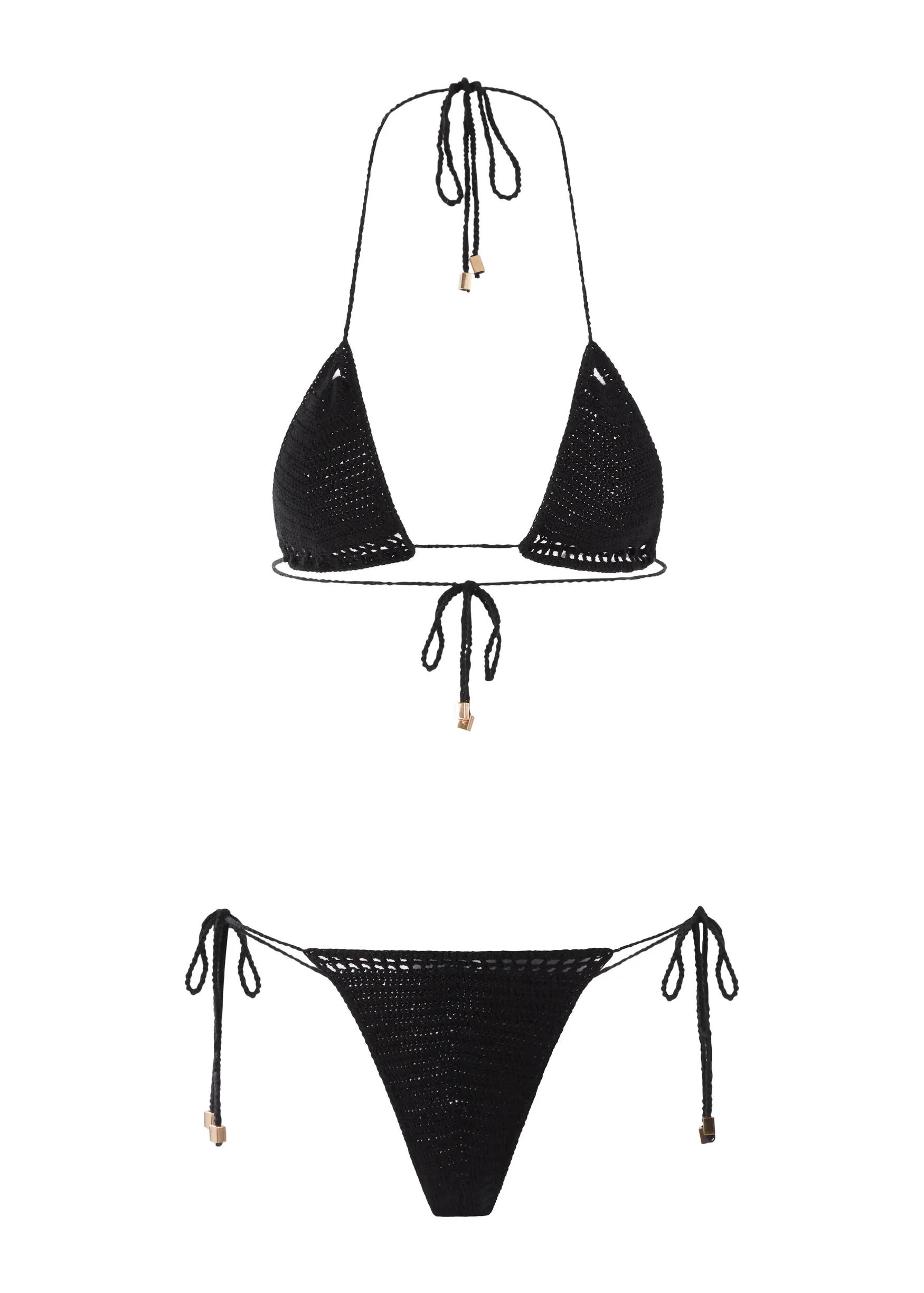 Sol Bikini Bottom | Noir Crochet Cozy And Stylish