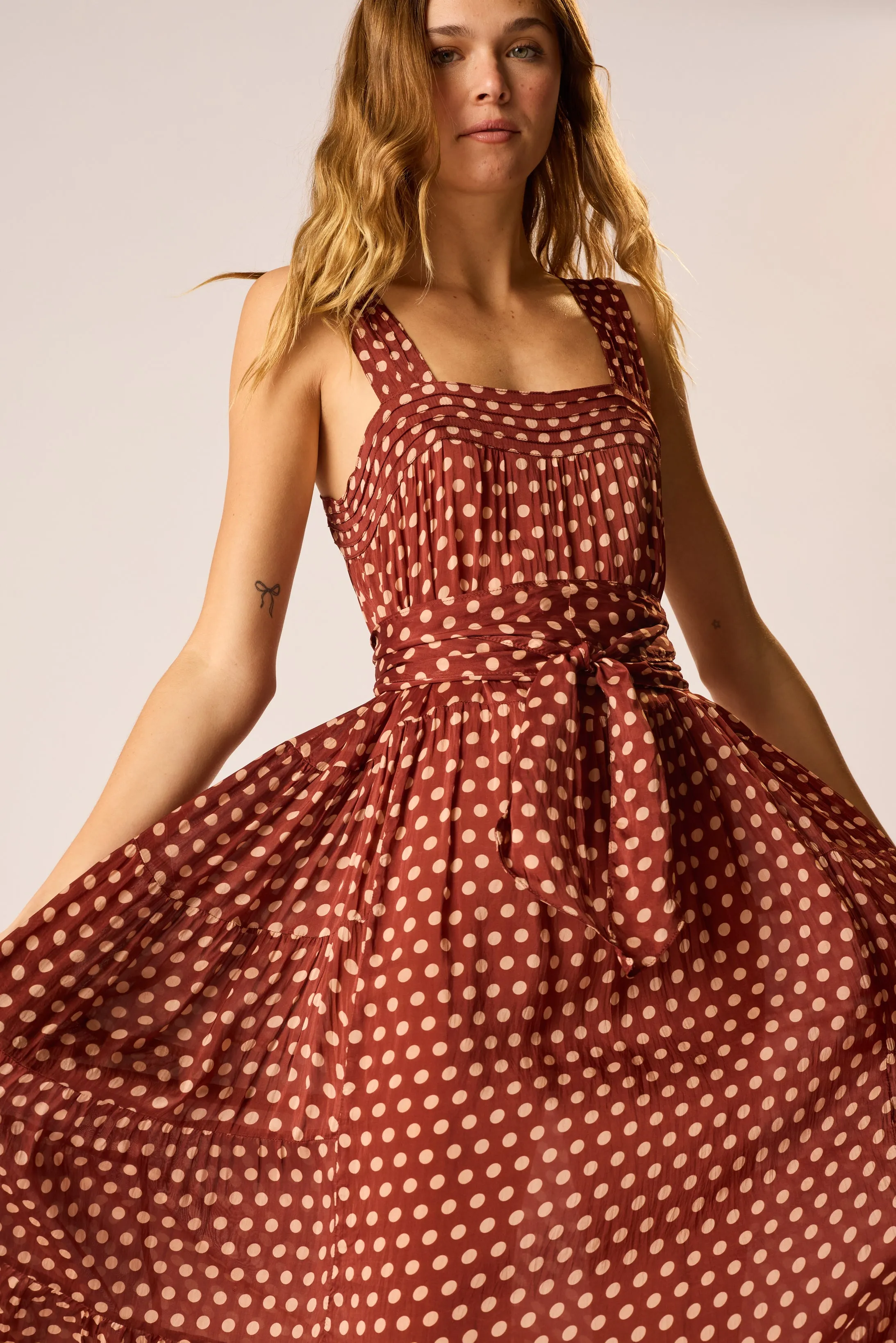 JASMINE MAXI PreShrunk Fabric Reinforced Neckline Detail