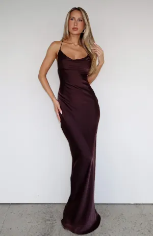 Over My Head Maxi Dress Chocolate UniversalFit