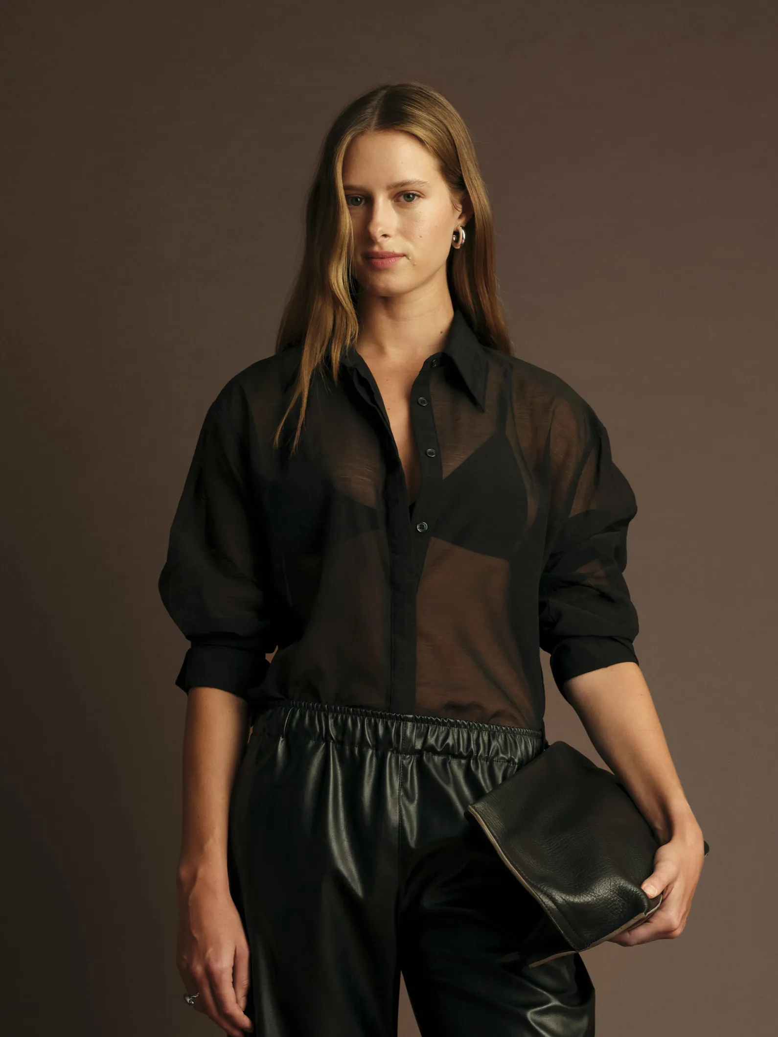 Hugh Sheer Blouse Quick Dry Blend Ergonomic Shoulder Cut