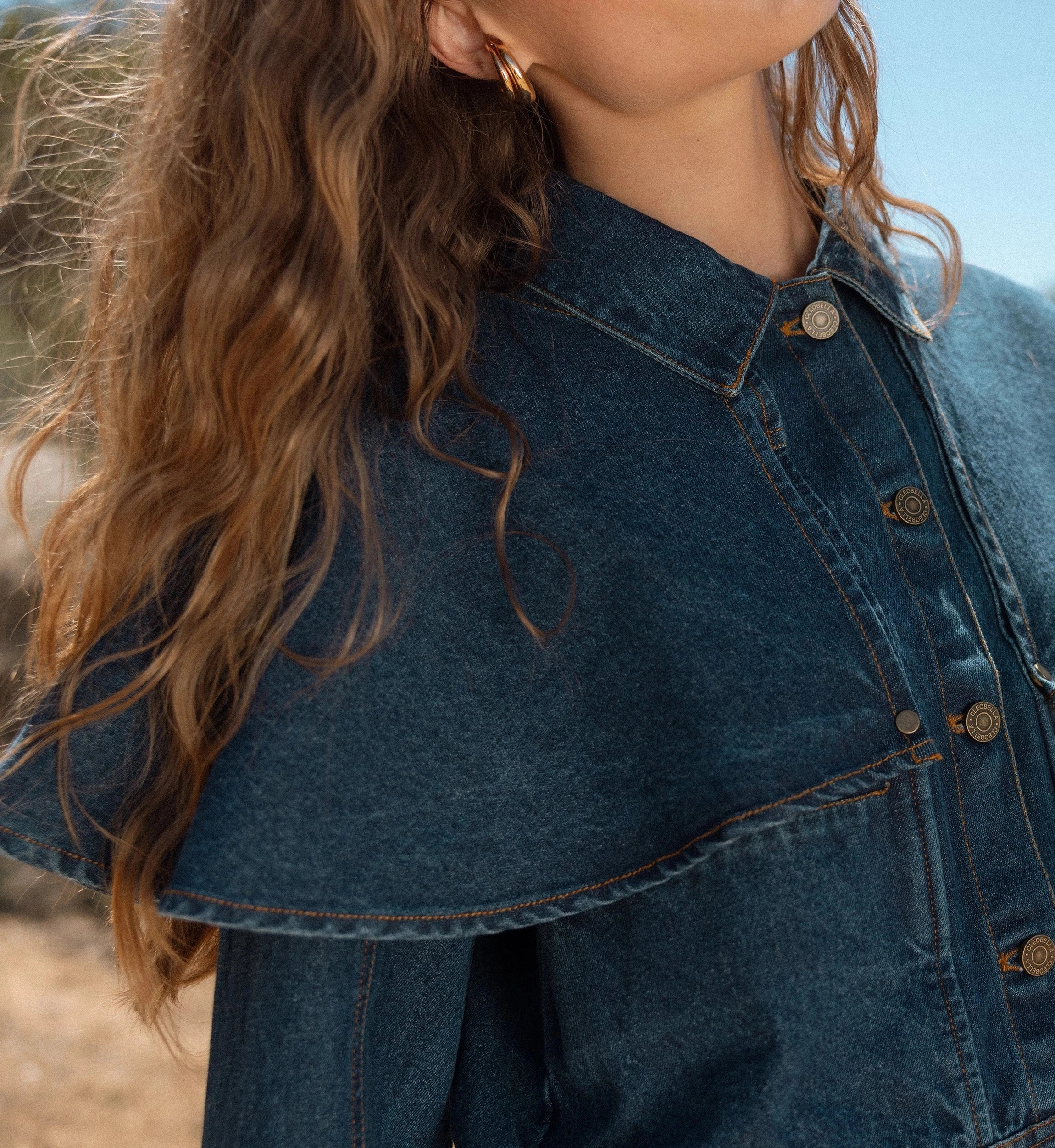 Clarke Jacket | Dark Denim Slim Style Relaxed fit wear