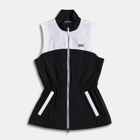 Women's Color Block Vest Sleek Layer Look