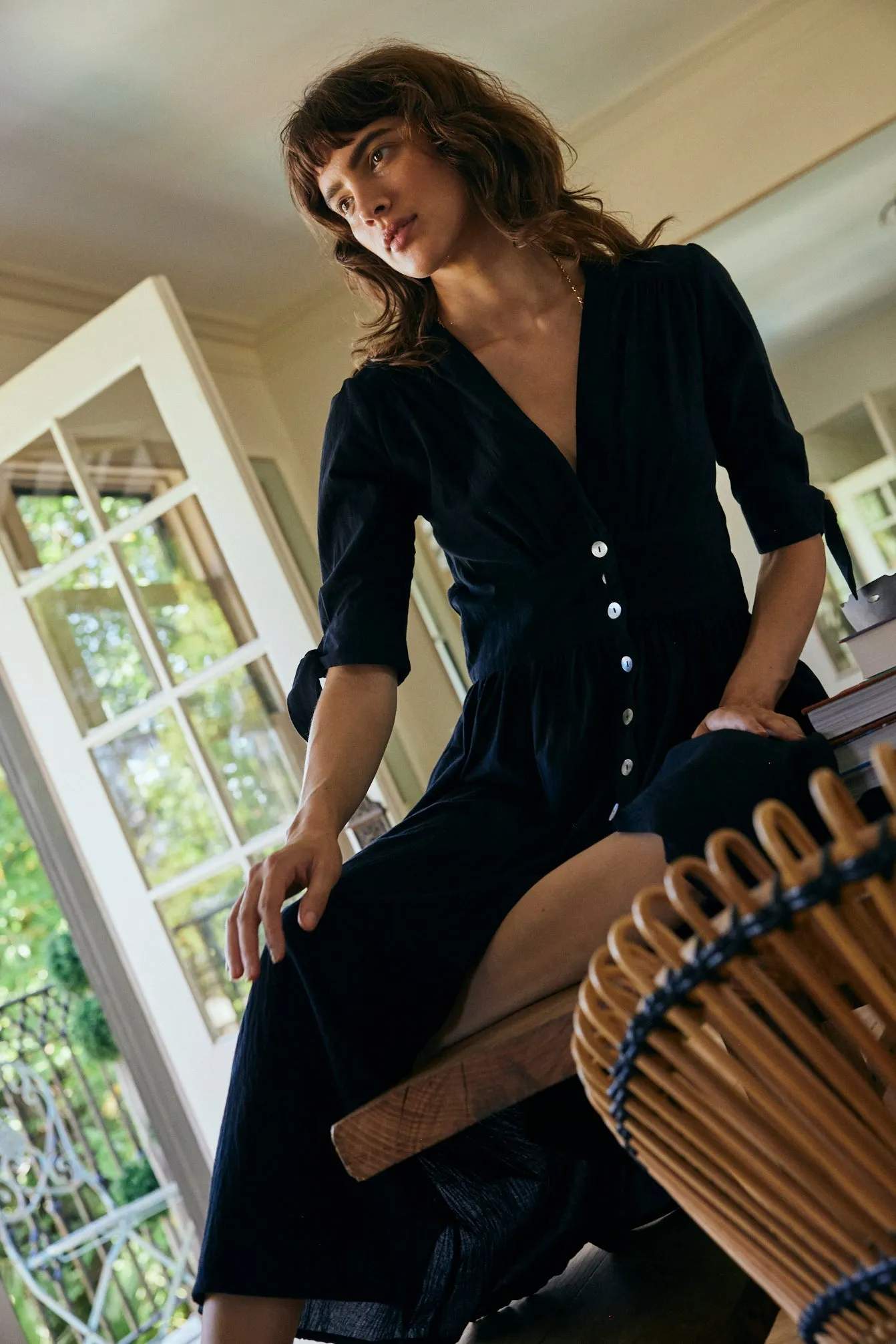 Sleek Draping One Piece Look LAYLA DRESS