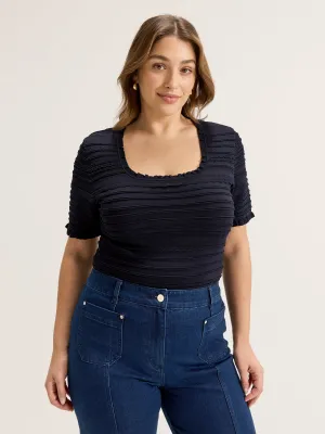 Compression Gradient Le Jardin Knit Top