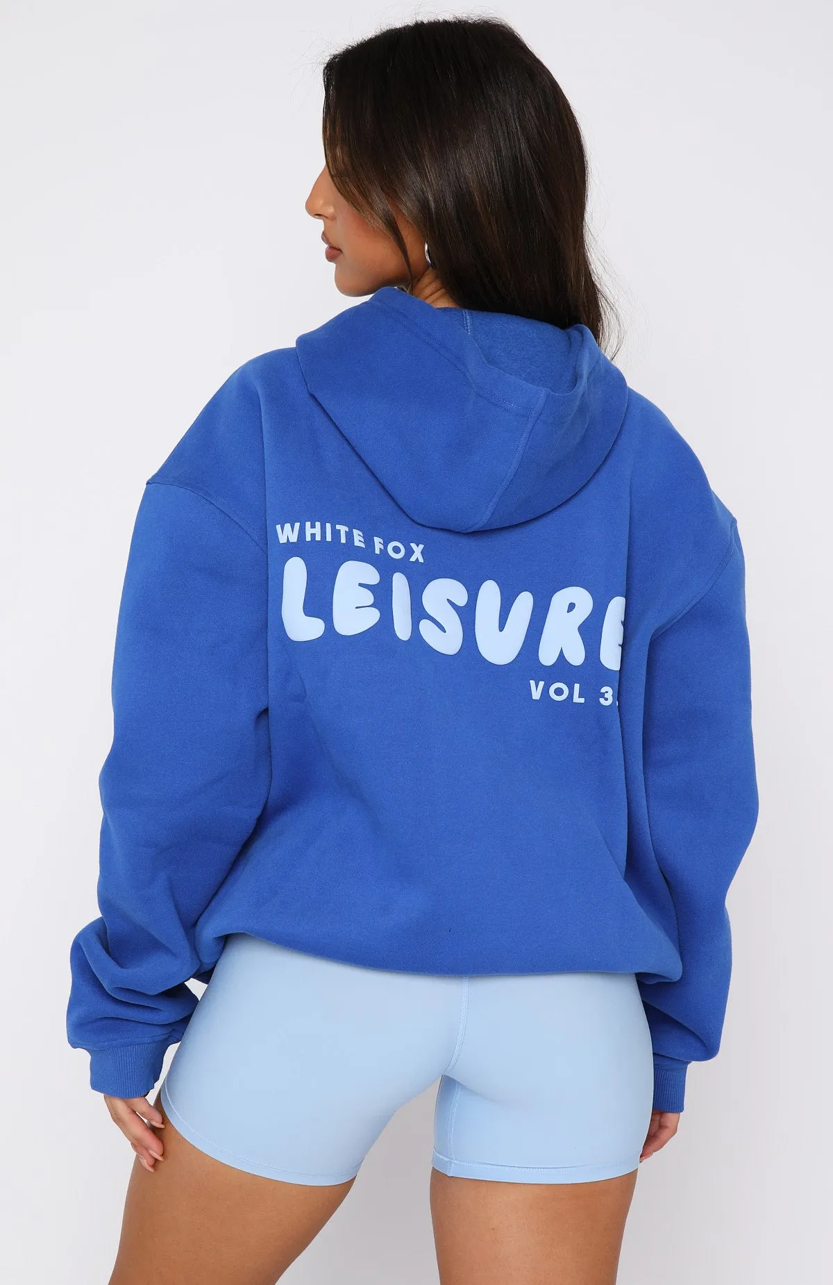Homewear Style Thermochromic Fiber Applications Leisure Series Oversized Hoodie Cobalt