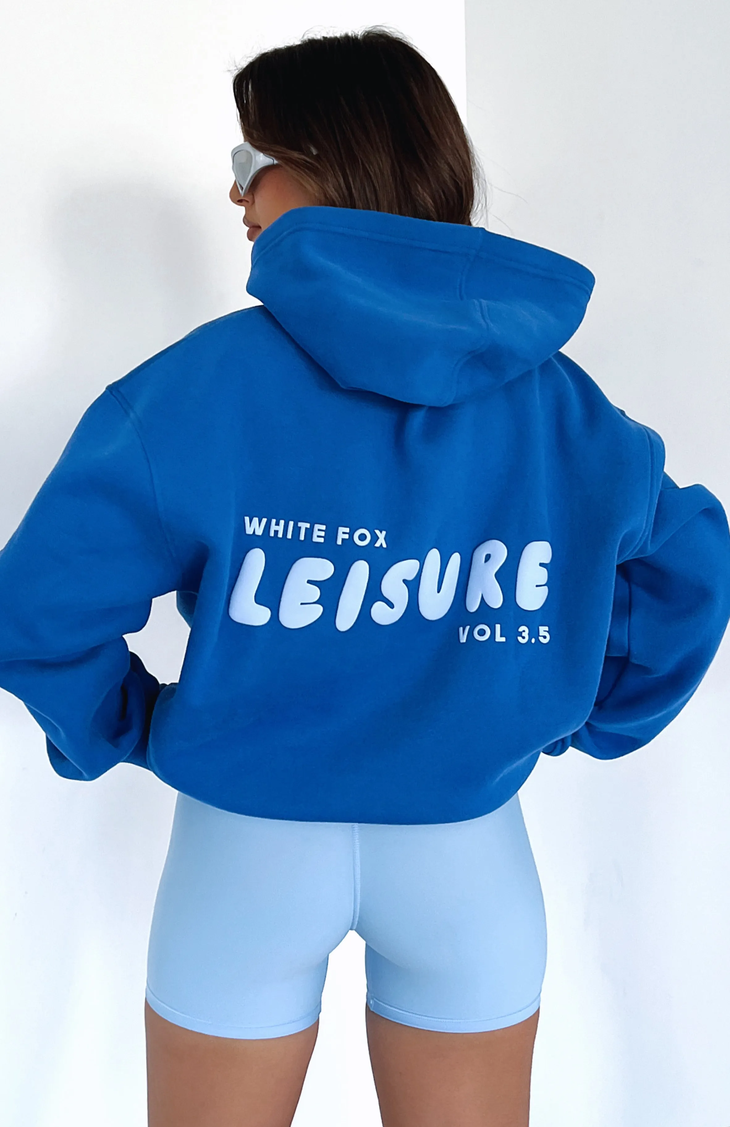 Cold Weather Fresh Season Leisure Series Oversized Hoodie Cobalt