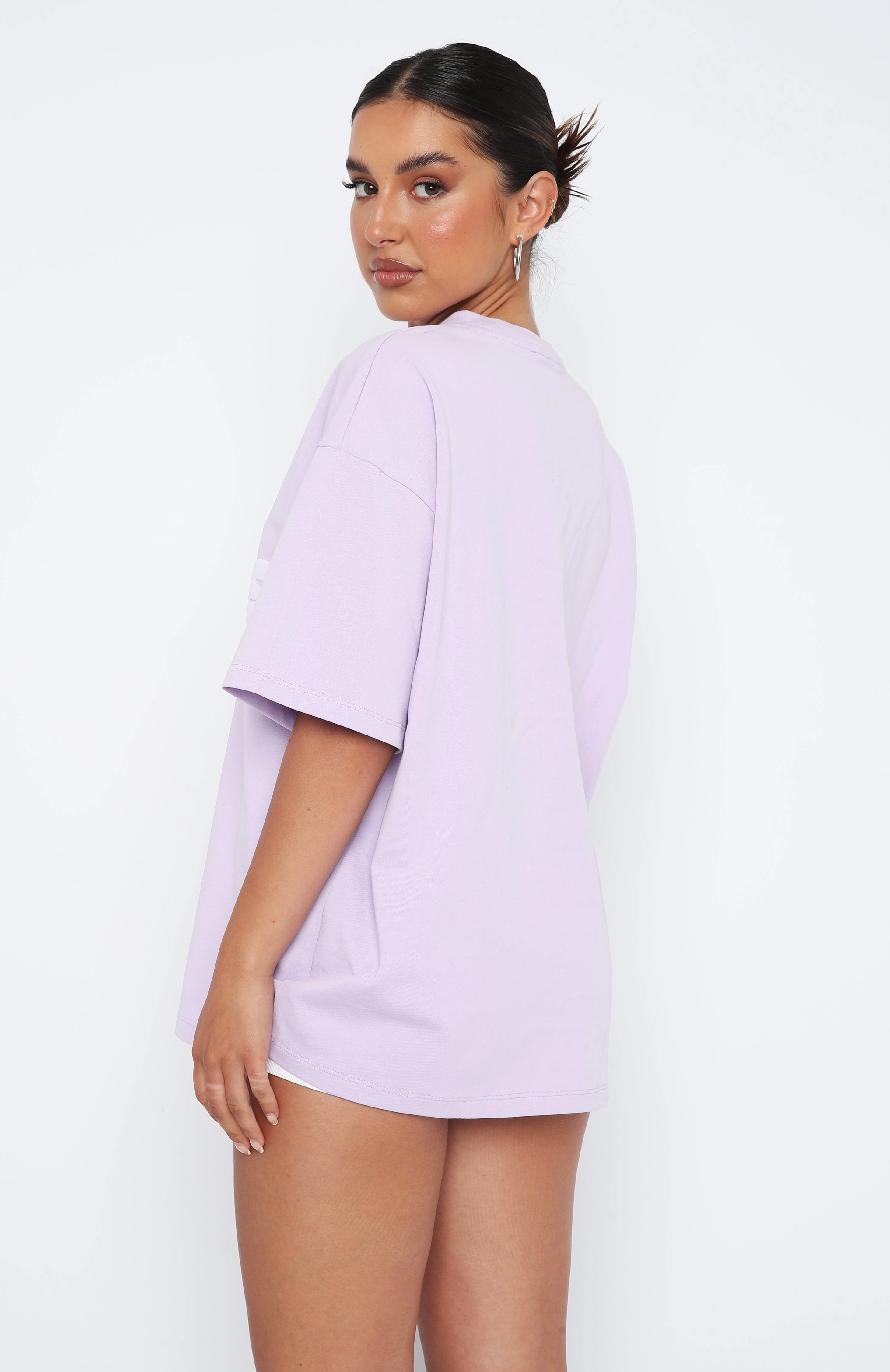 Soft Finish Leisure Series Oversized Tee Lavender
