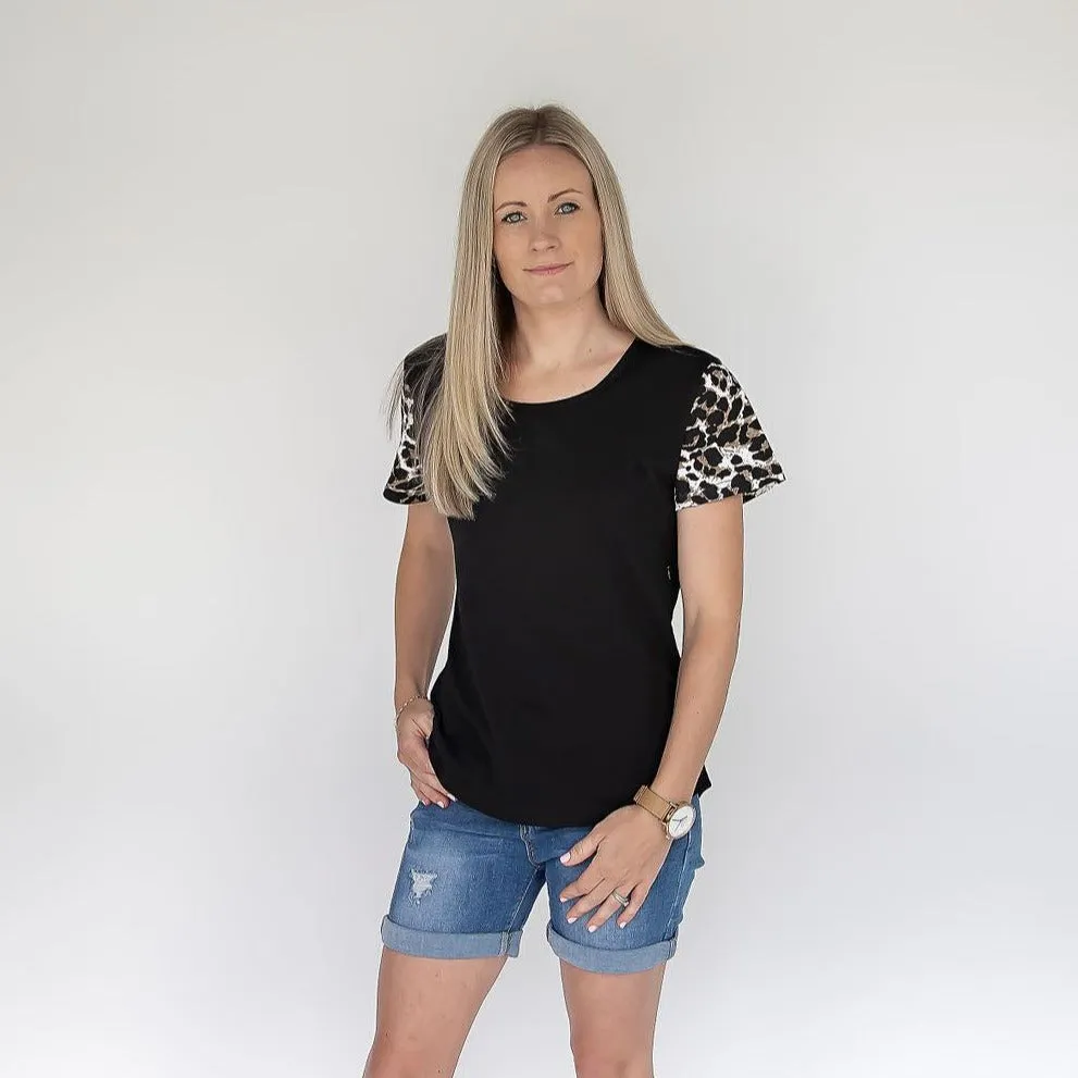 Leopard Print Tee