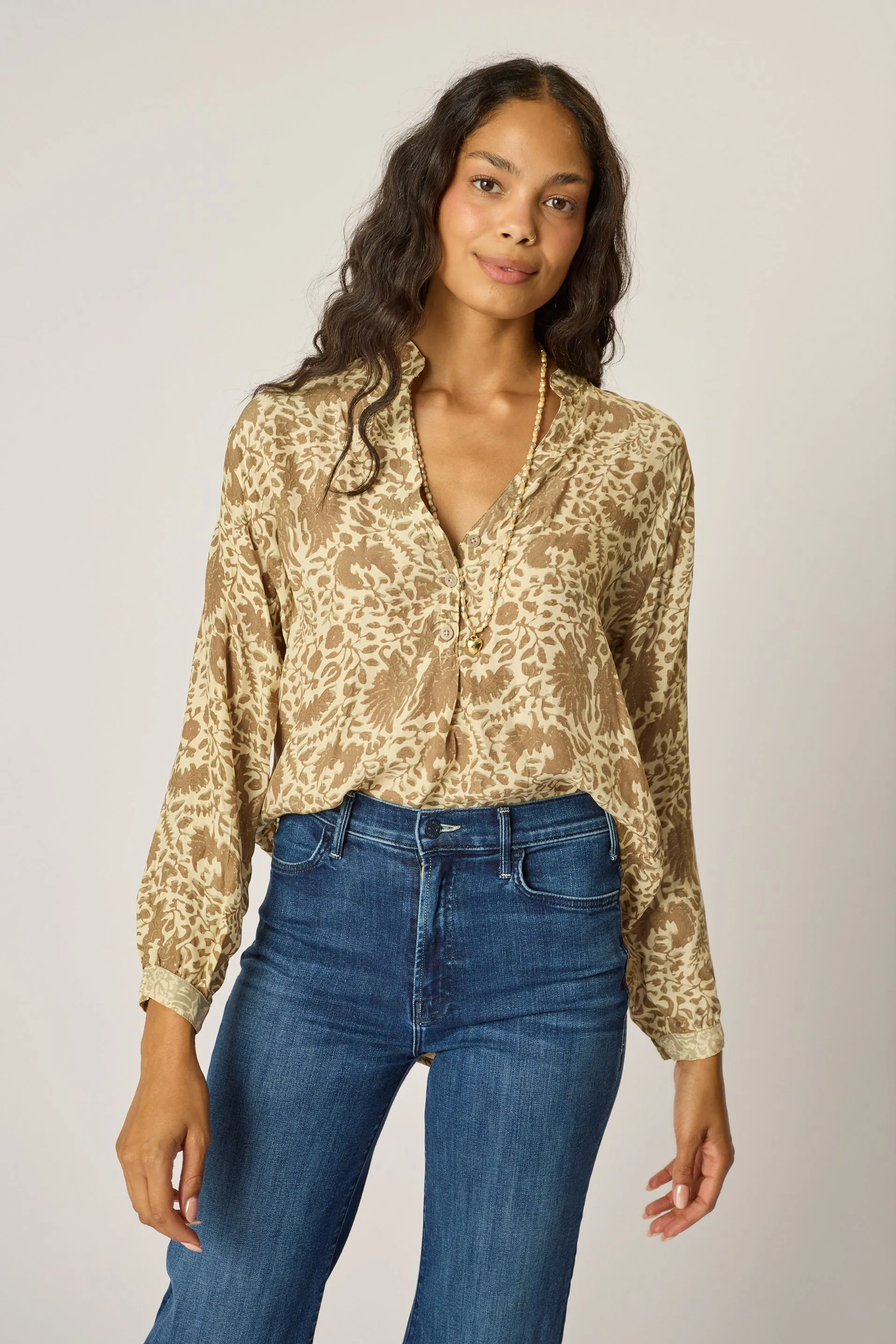 Casual Long Sleeve AllPurpose Design LESLIE SHIRT