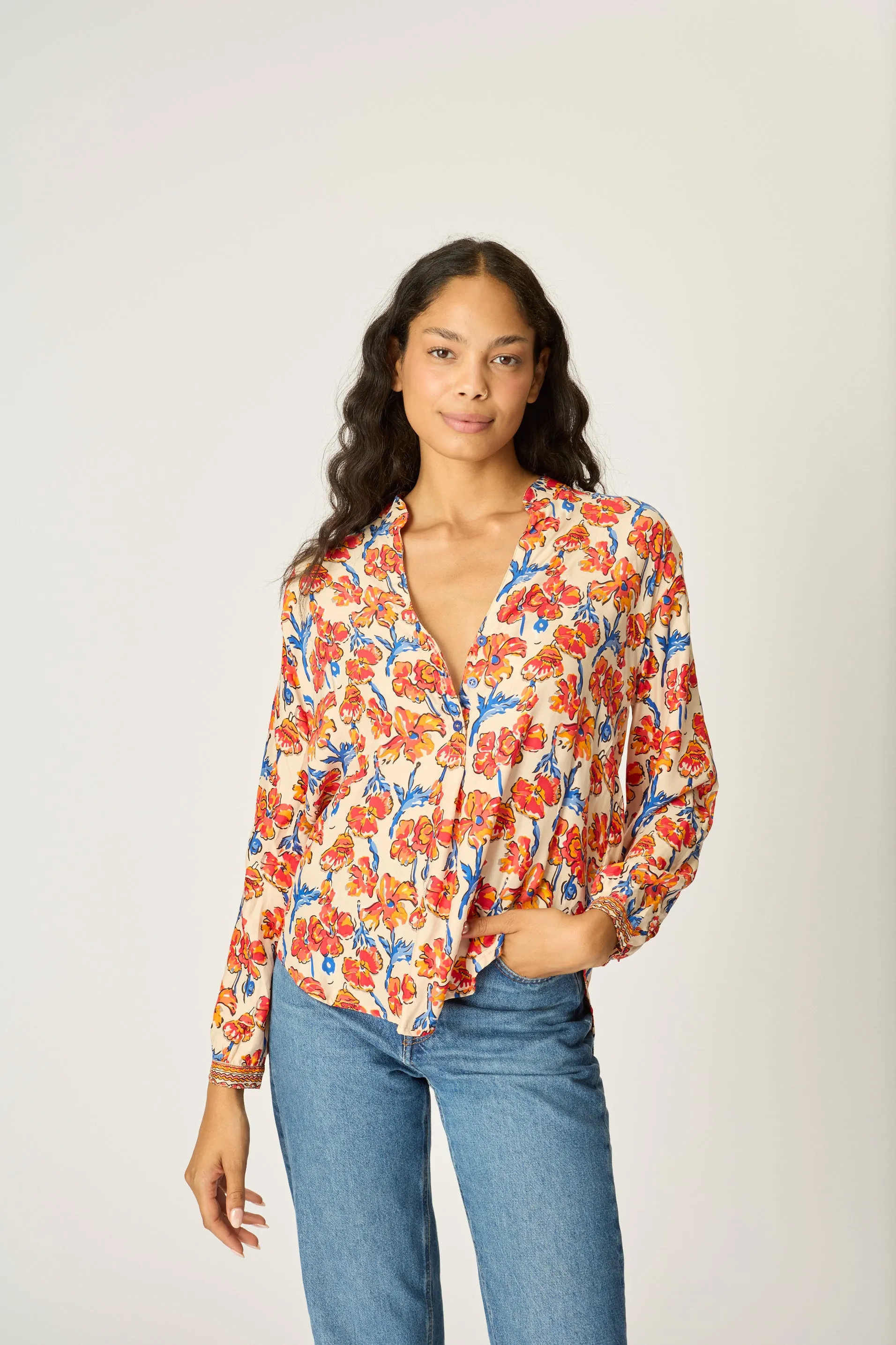 LESLIE SHIRT Flexible Knit Blend