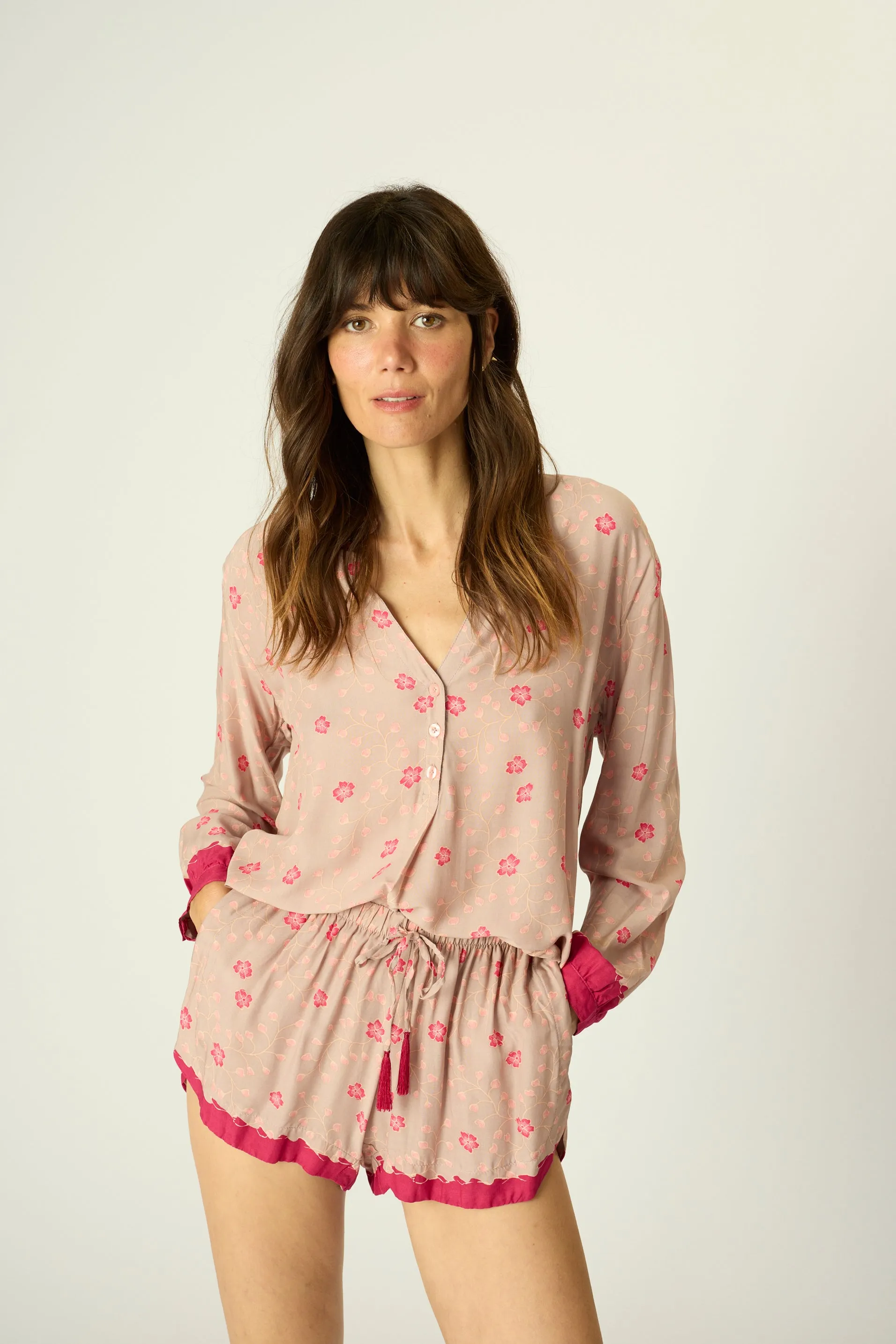 LESLIE SHIRT Water Repellent Finish Laser Cut Edges