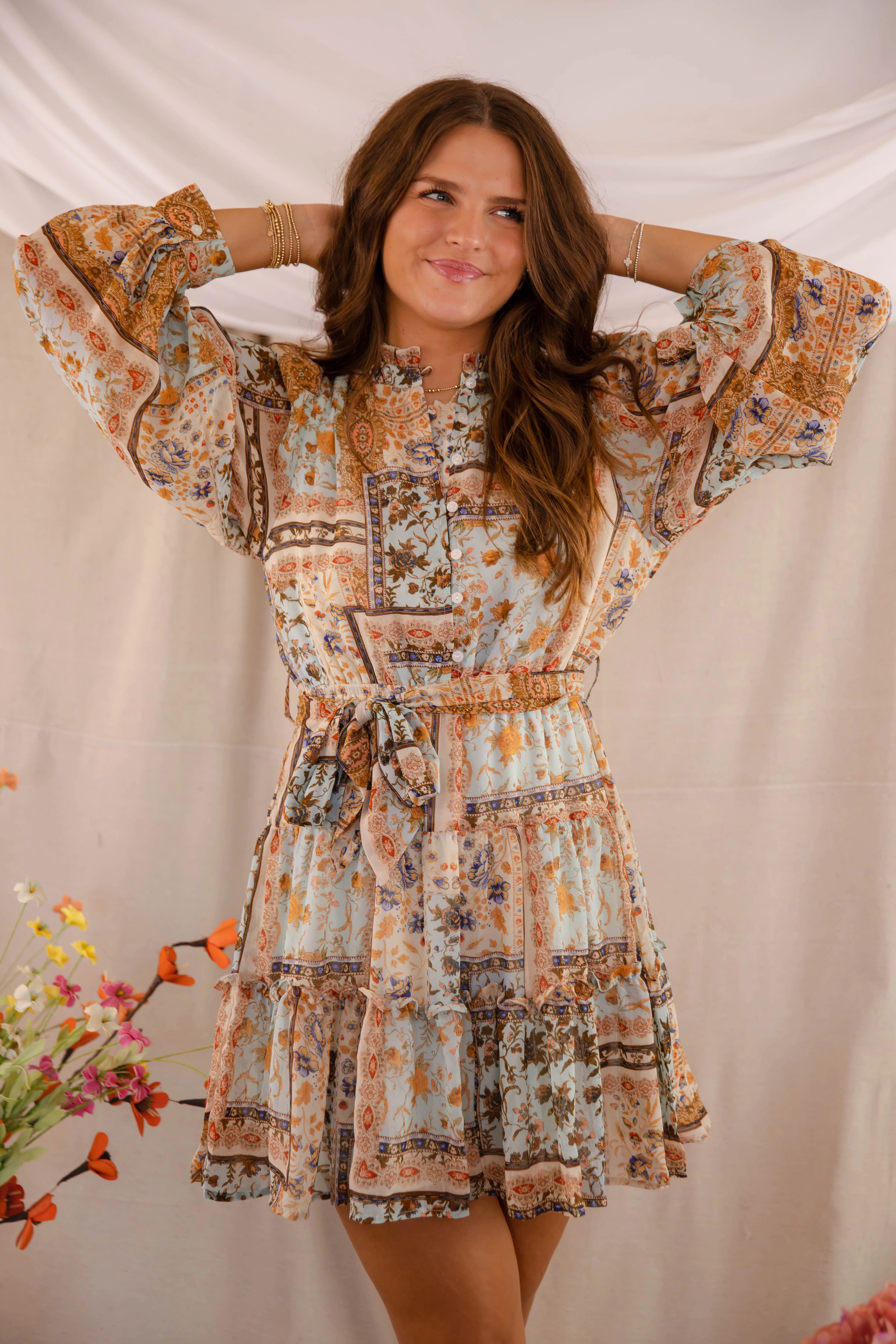 Casual Jacket MultiFunctionalPockets Life Is A Journey Dress