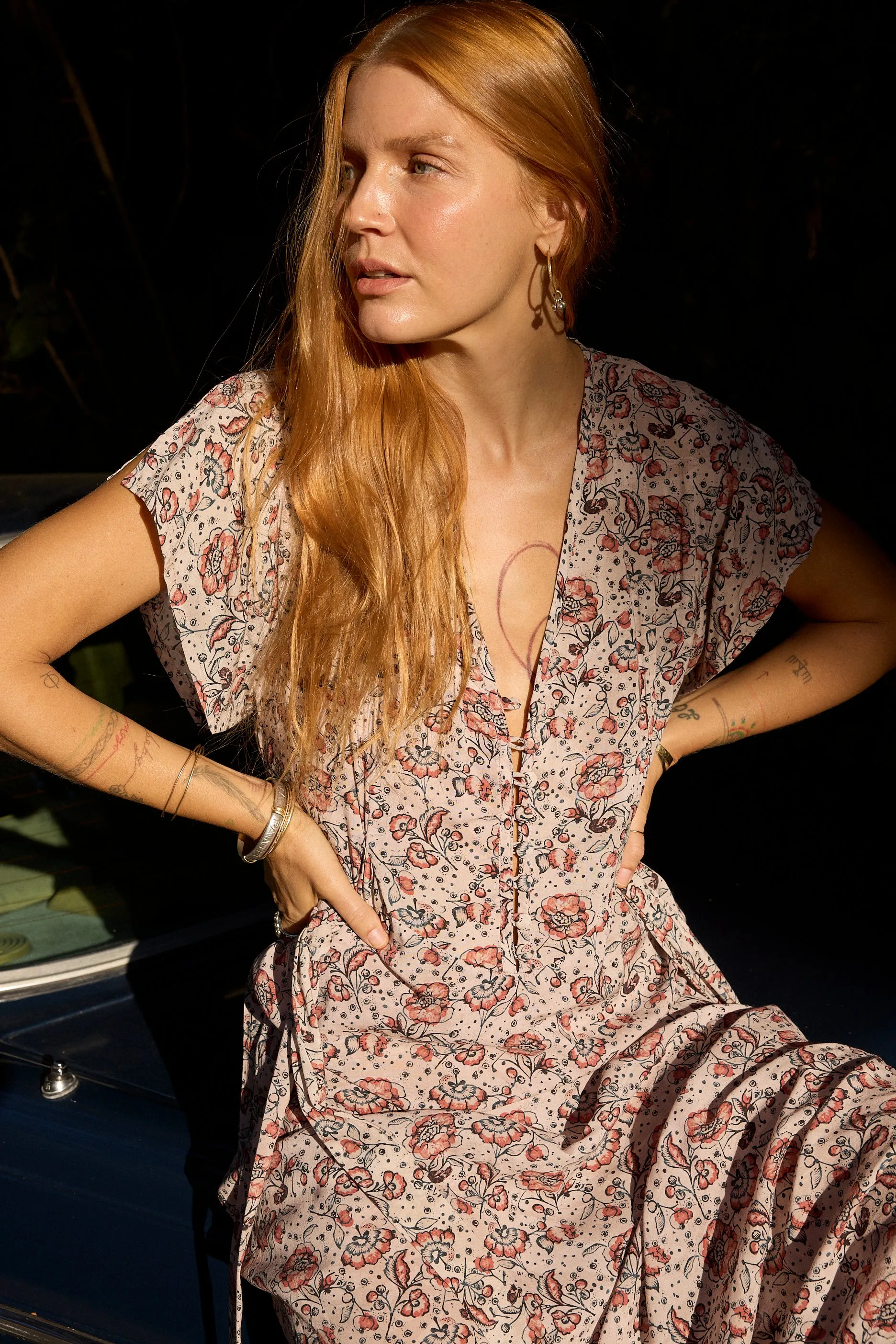 MONICA DRESS Light Motion Flattering Waist Design