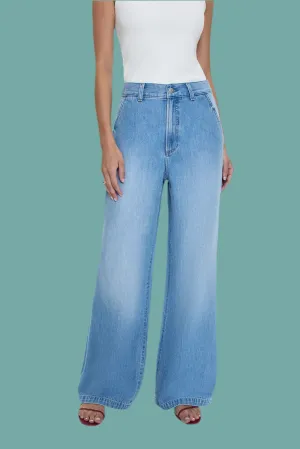 Casual Comfort Wear Sustainable Material Blend Dalia High Rise Wide Leg