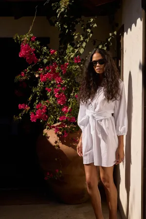 ALEX SHORT DRESS WITH SASH Soft Stretch Special-Edition