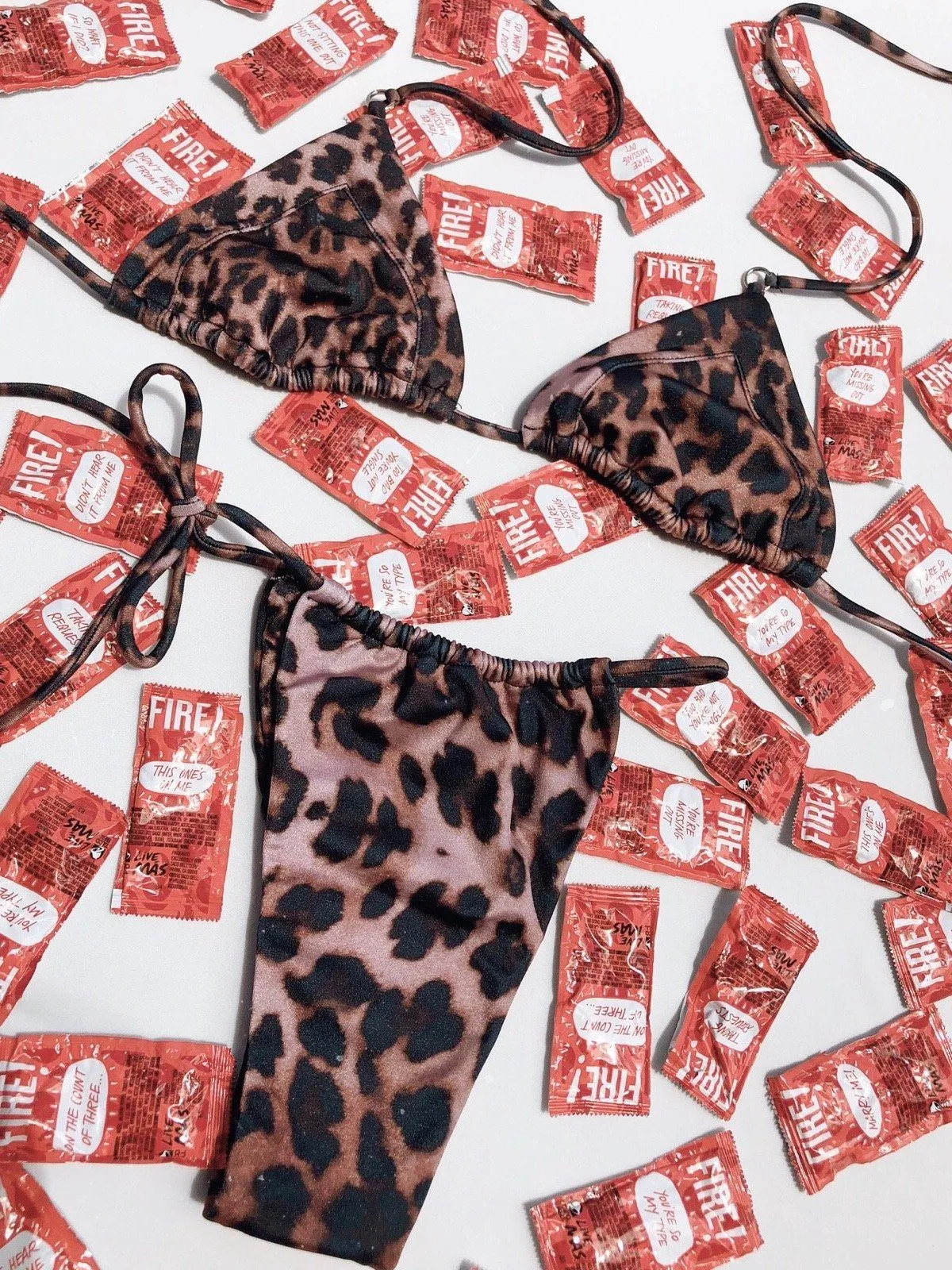 Casual Performance Wear SWEPT AWAY BOTTOM | LEOPARD