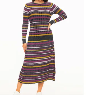 MM PURPLE LABEL- LUREX STRIPE TOP Non Irritating Edges