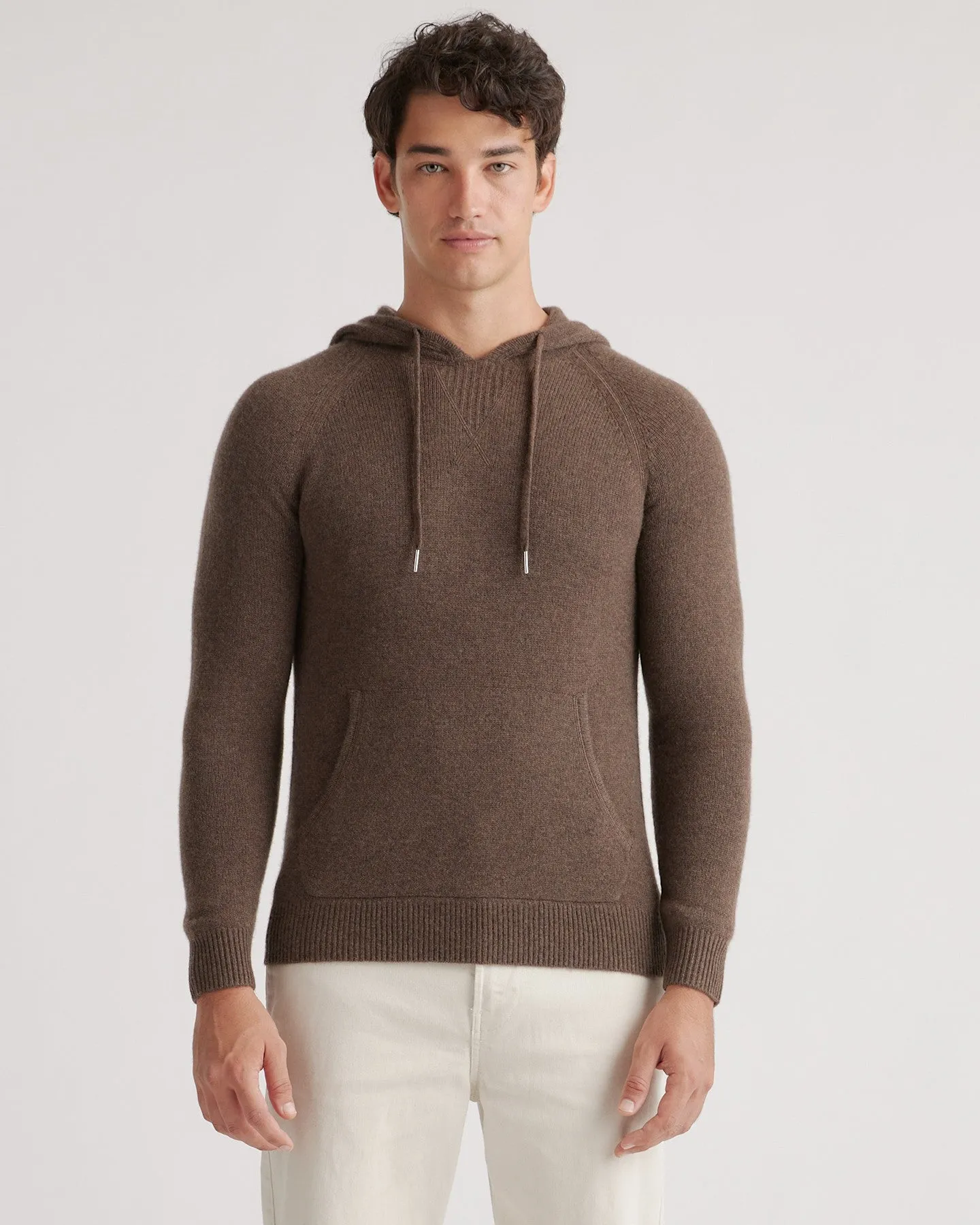 Lightweight Mongolian Cashmere Pullover Hoodie