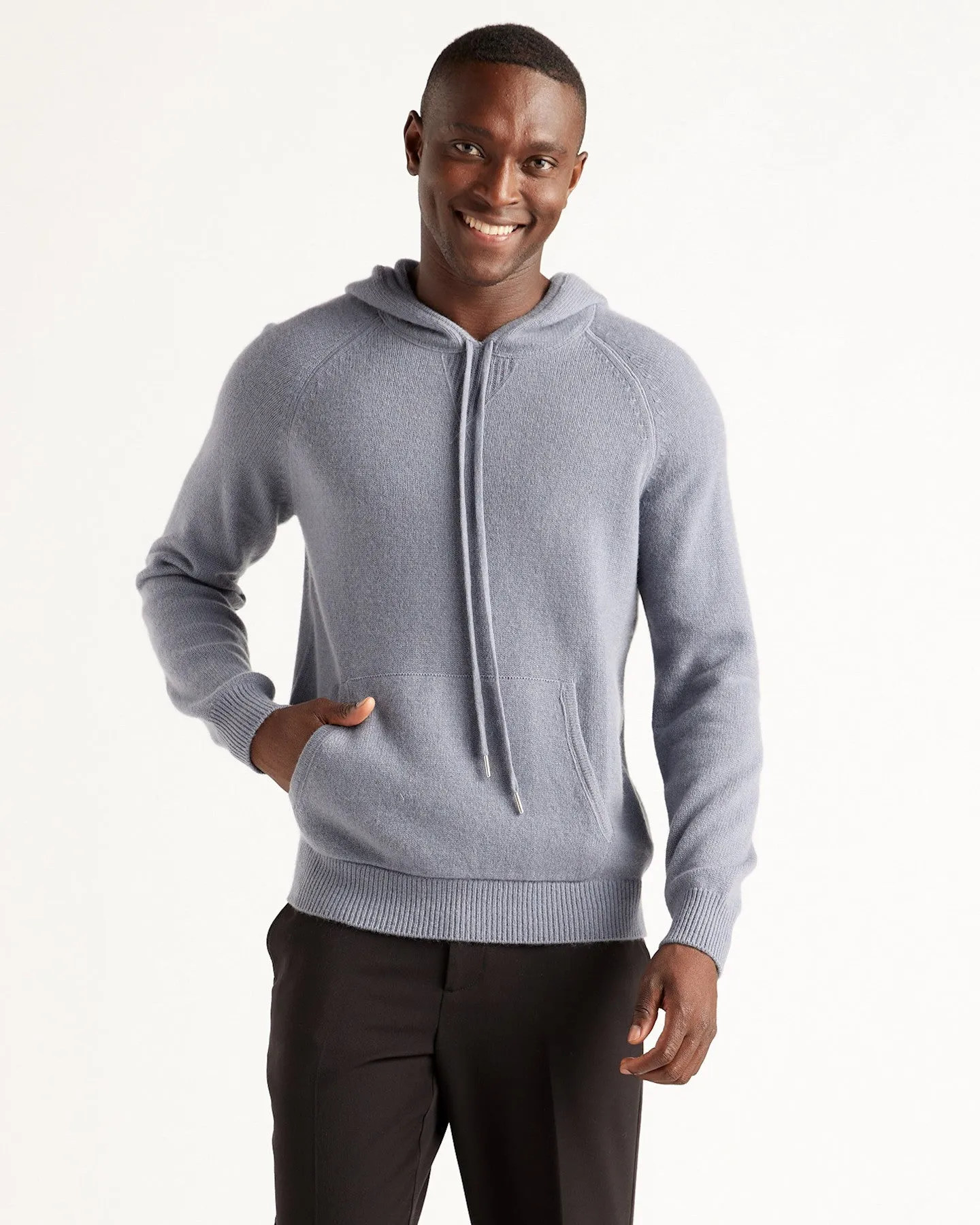 Lightweight Mongolian Cashmere Pullover Hoodie