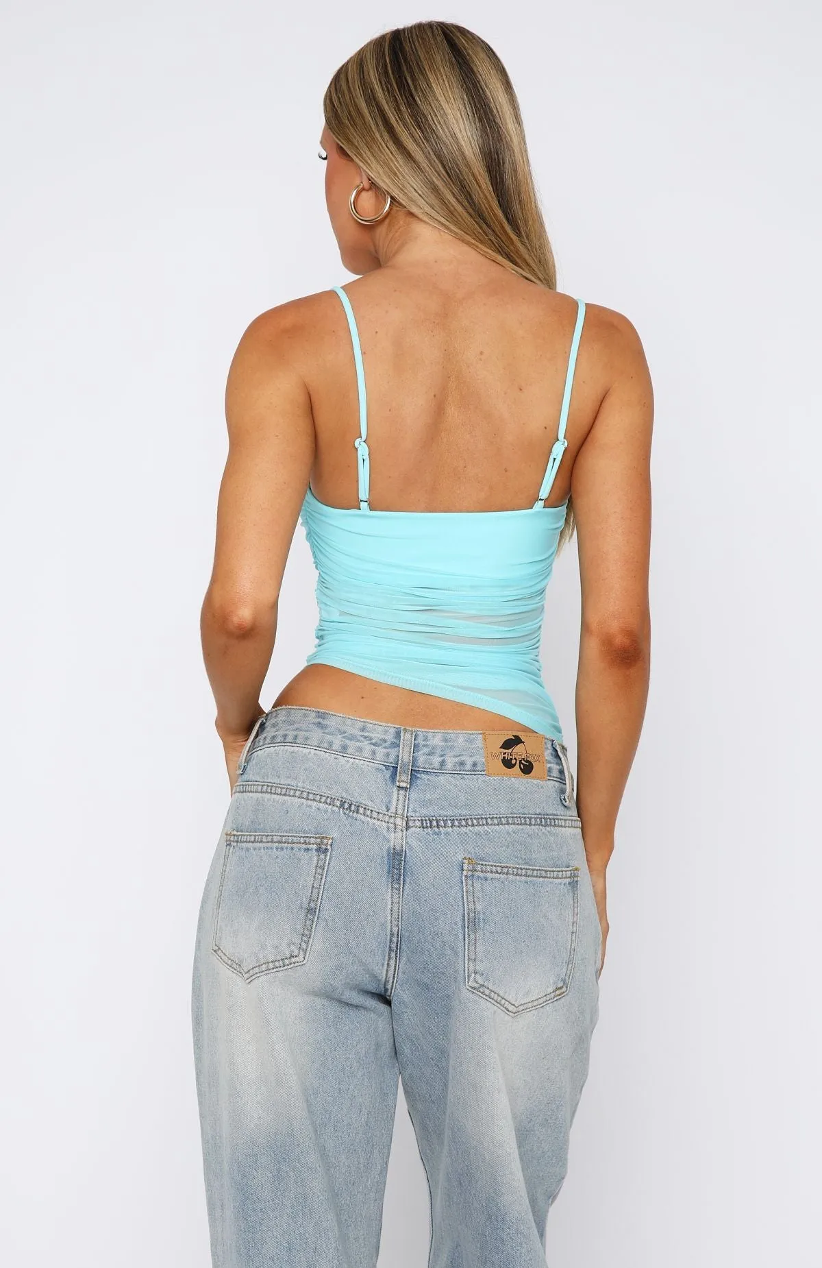 Durable Blend Sporty Tee Sugar Honey Top Aqua