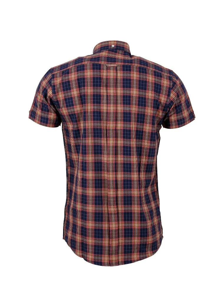 Limited production - Navy check shirt - STCK-28