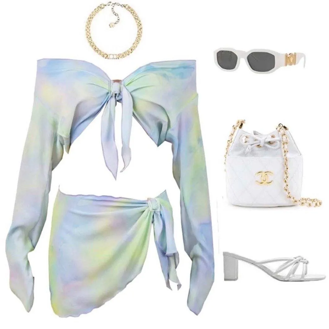 Hydrophobic Threadwork Multi Way Adjustable Fit LOLA BLOUSE | EUPHORIA