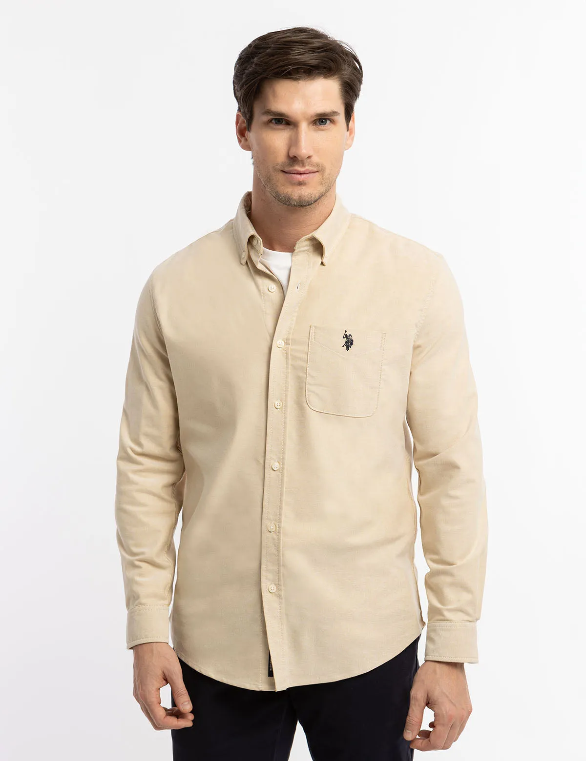 LONG SLEEVE STRETCH OXFORD SHIRTS