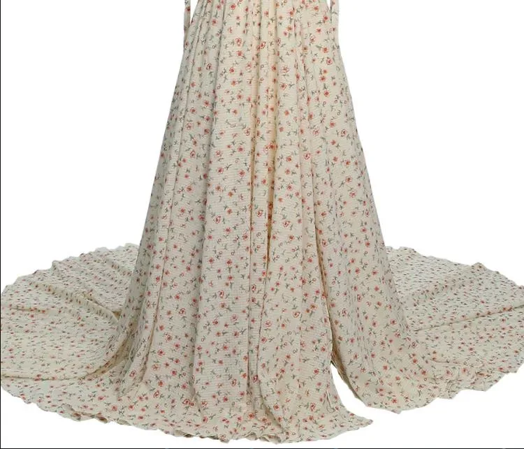 Long Sleeves Elastic Back Waist Woman Maxi Dress Photoshoot Dresses for Ladies YW231072