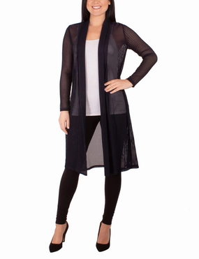 Lightweight Jacket Hidden Storage Pockets Long Sleeve Foldover Shawl Collar Cardigan