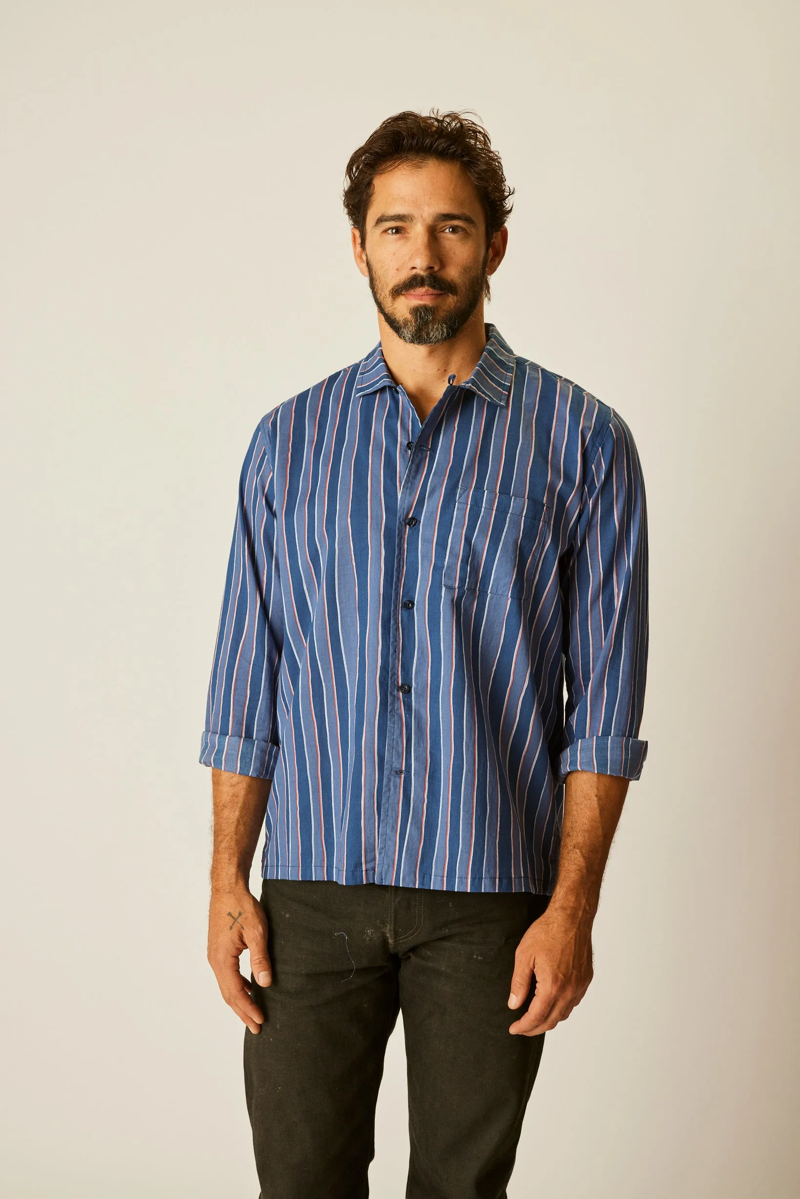 Hypoallergenic fabric Sheer Overlay Material LOUIS SHIRT