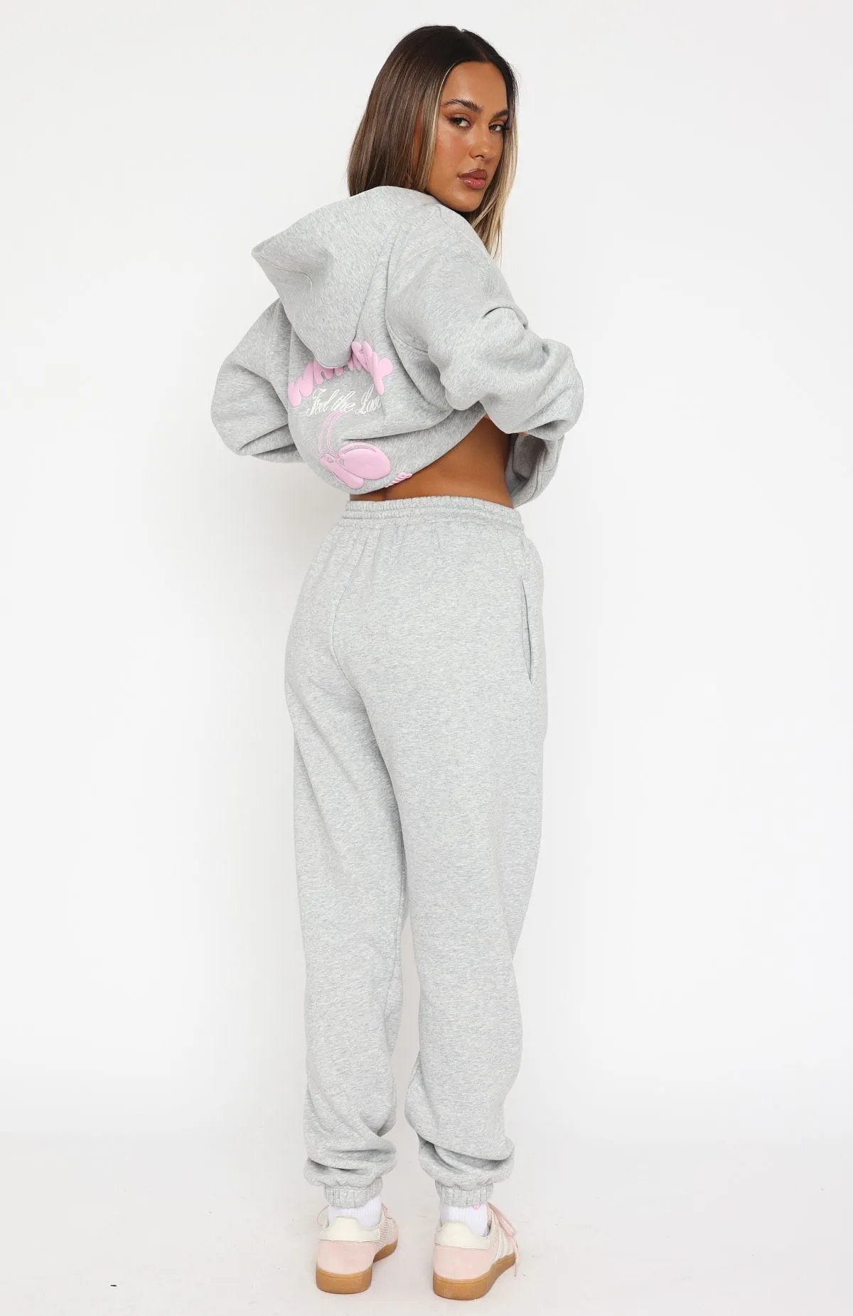 Daily Layers Love Me Tender Sweatpants Dark Grey Marle