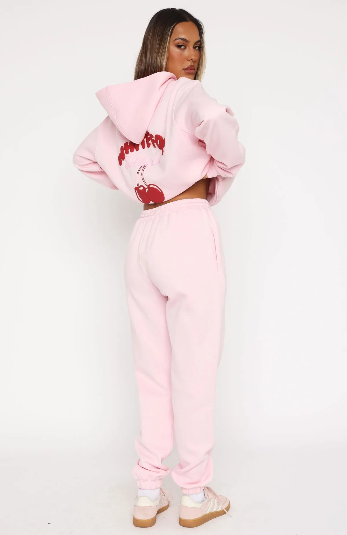 Sustainable Material Street Casual Love Me Tender Sweatpants Pink