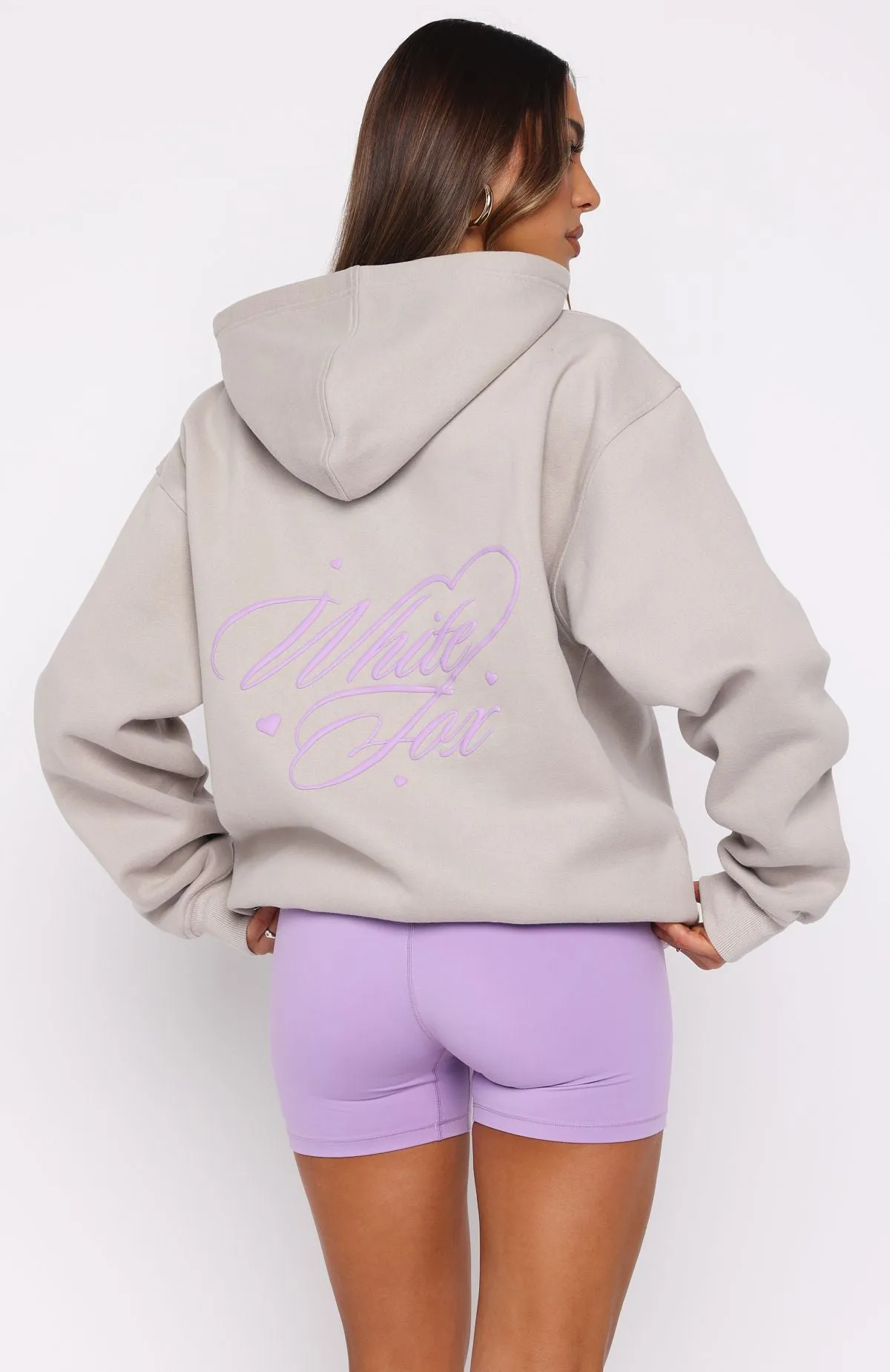 Thermal Air Pocket Love You Regardless Oversized Hoodie Moon