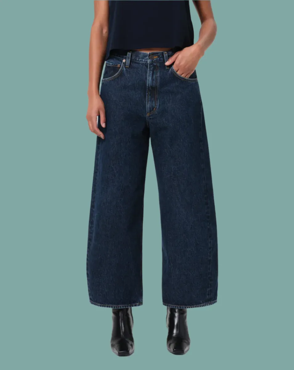 Low Curve Crop Jean - Pendulum Quick Dry Fabric PermeableCloth