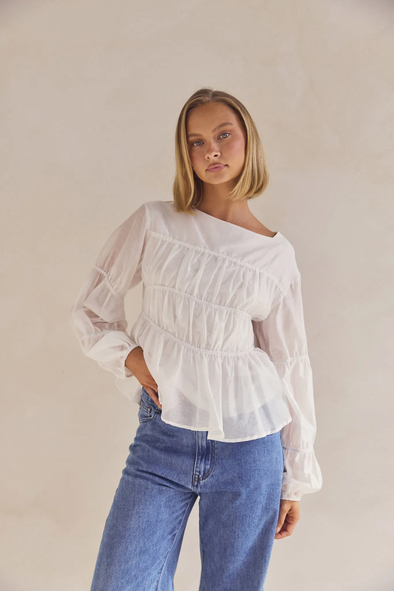 Indra Top (White) Built In Odor Control