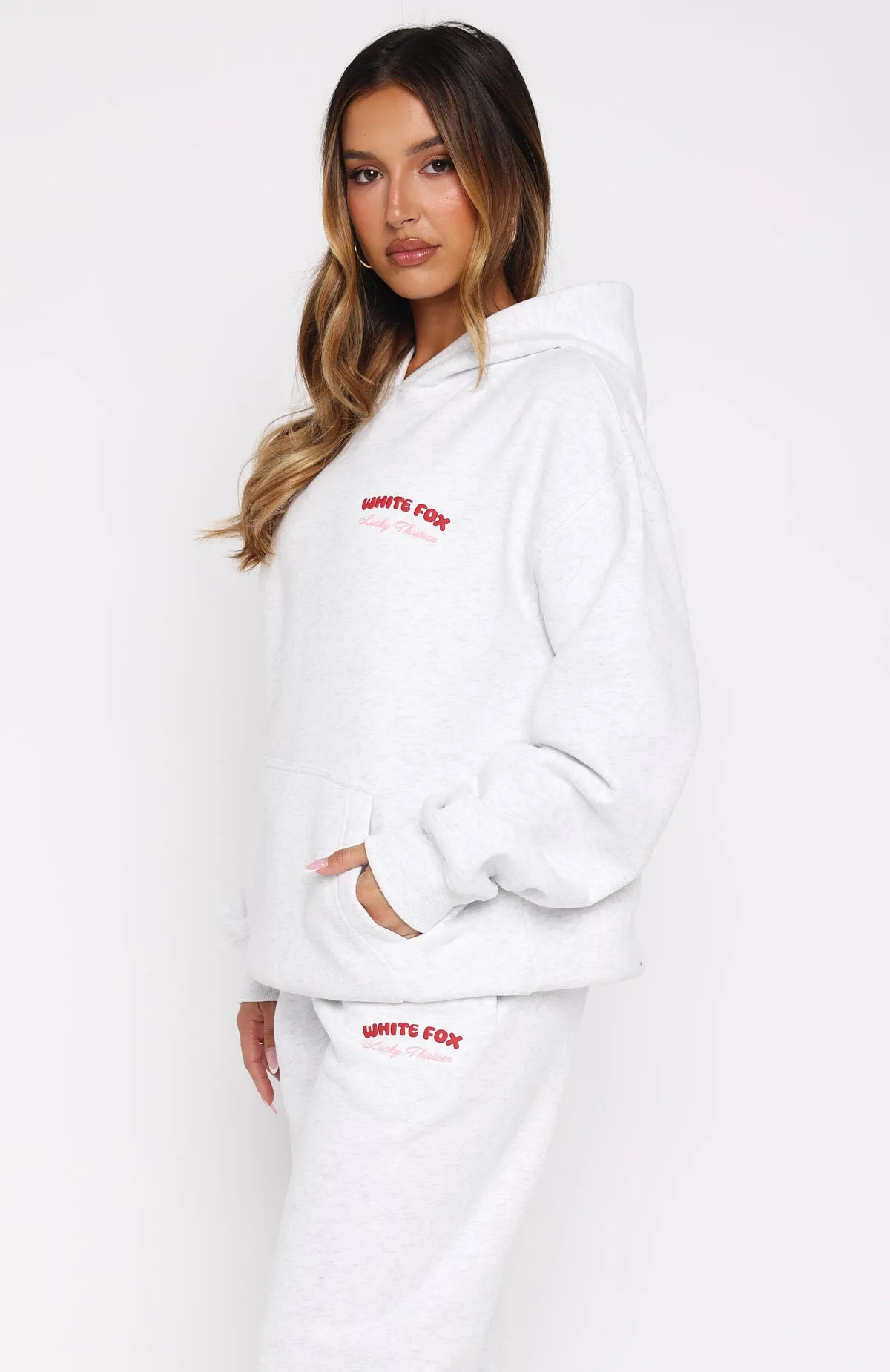 Go-To Look Lucky Thirteen Cheyenne Oversized Hoodie Grey Marle