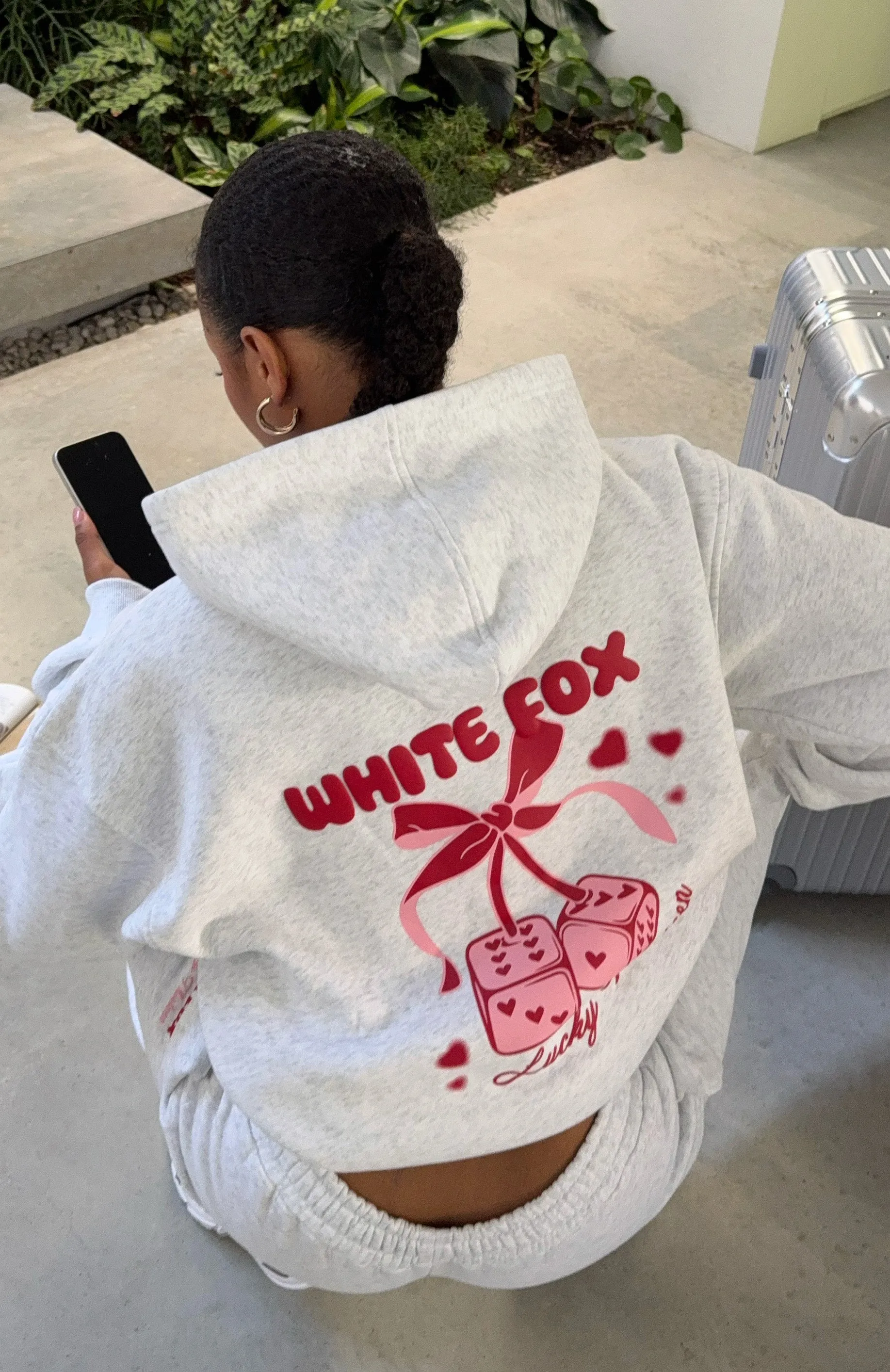 Lucky Thirteen Cheyenne Oversized Hoodie Grey Marle Laidback Mood