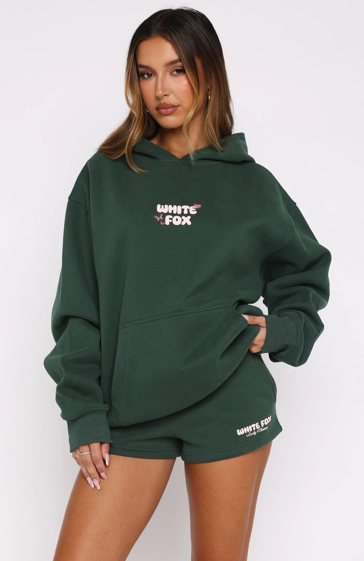 Lucky Thirteen Stephanie Lounge Shorts Green Classic Pick