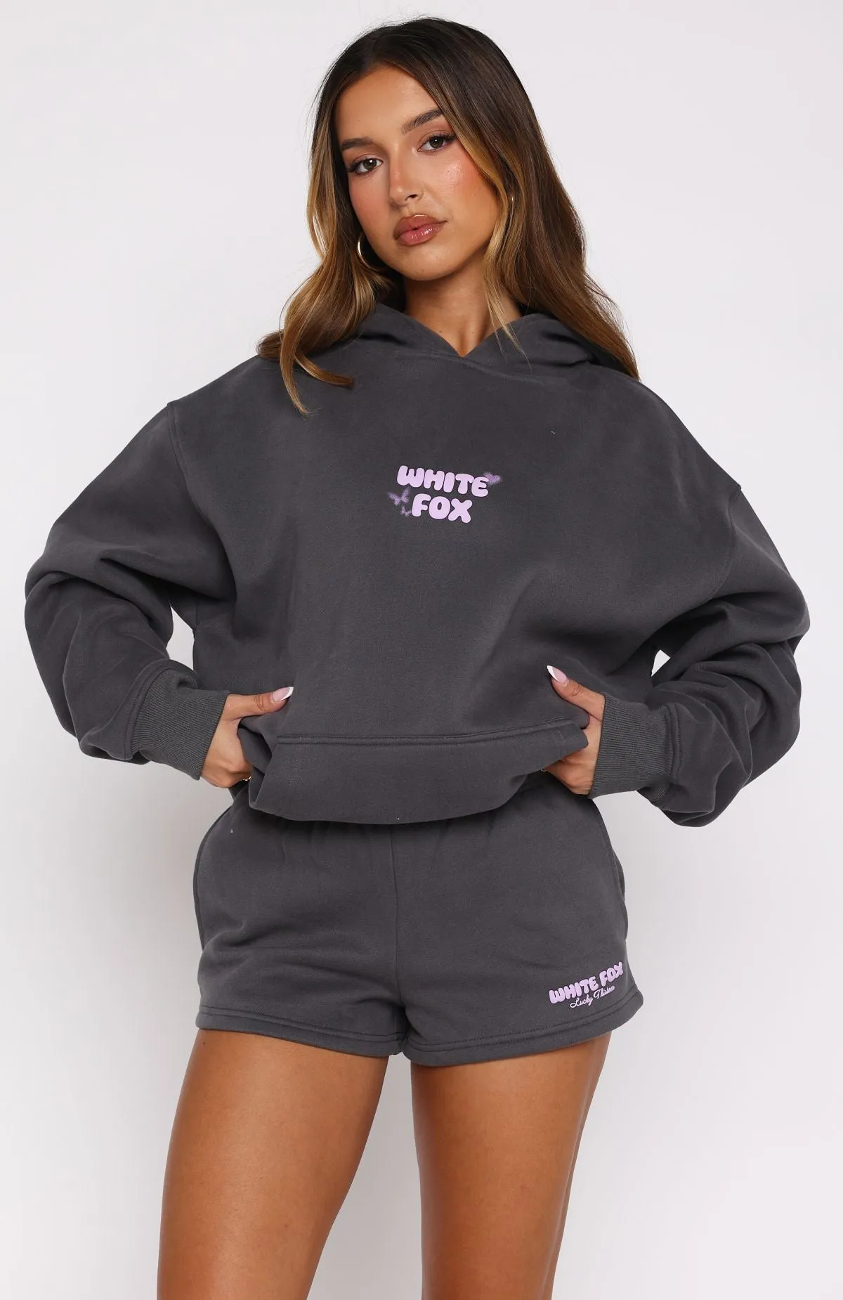 Multi Panel Daily Piece Lucky Thirteen Stephanie Lounge Shorts Volcanic