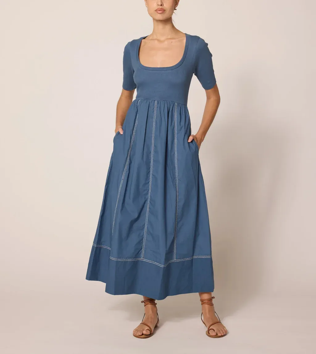 Luna Ankle Dress Bold Statement