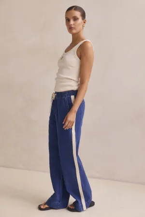Luna Denim Pant (Blue) Vintage Wash Clean Lines