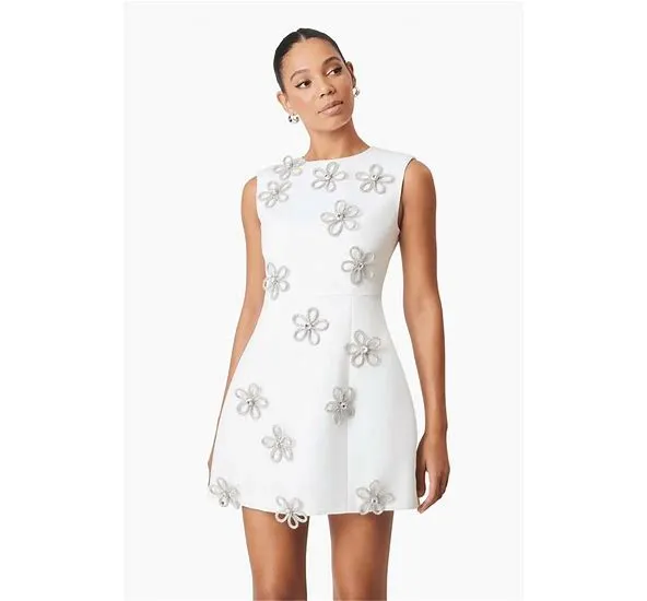 Maiara Mini Dress Crisp Texture