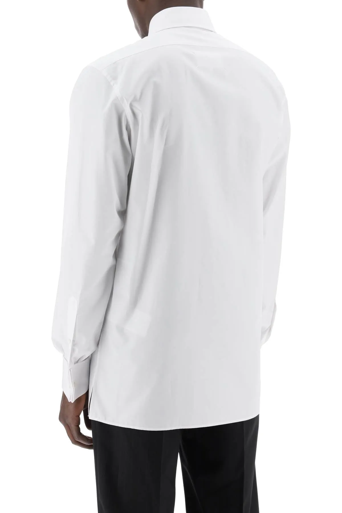 Maison margiela "shirt with pointed collar" S67DT0014 S43001 WHITE