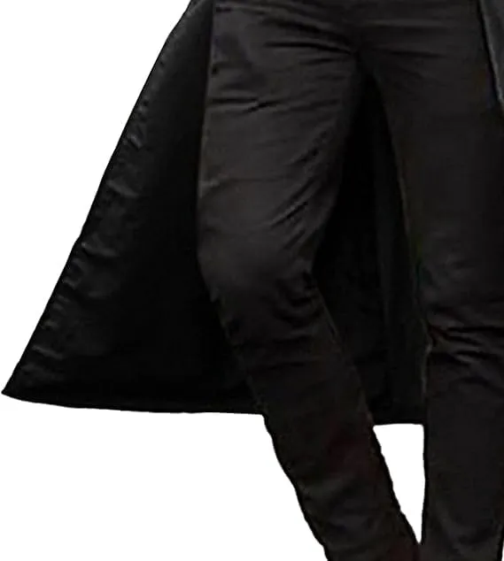 Maiyifu-GJ Men's Fall Winter Trench Coat Slim Fit Double Breasted Long Jacket Casual Lightweight Windbreaker Overcoat