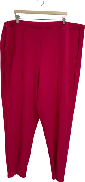 M&S Limited Collection Hot Pink Plus Size Trousers UK 28