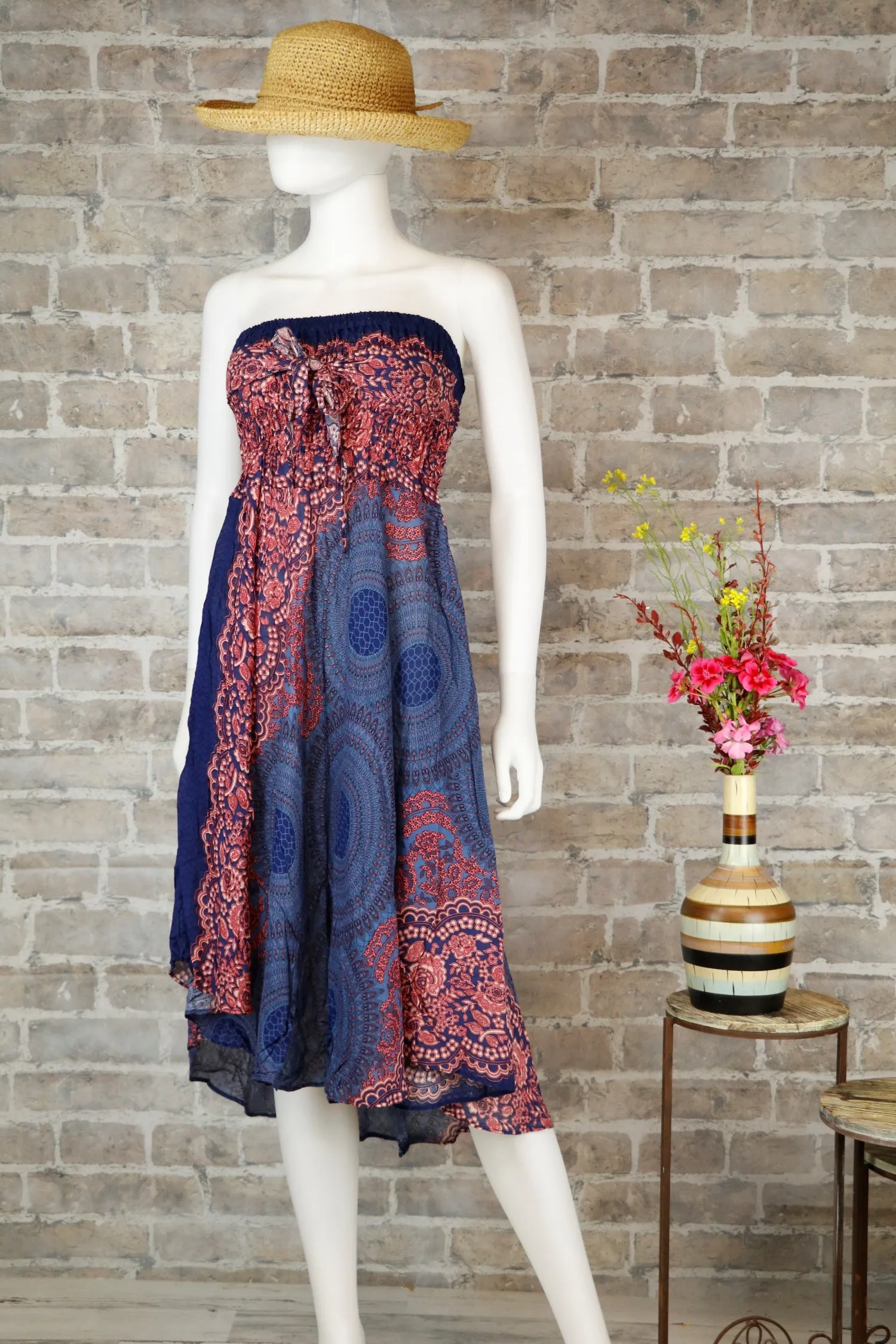 Mandala Maxi Dresses Women Skirt Beach Long Skirt Gypsy