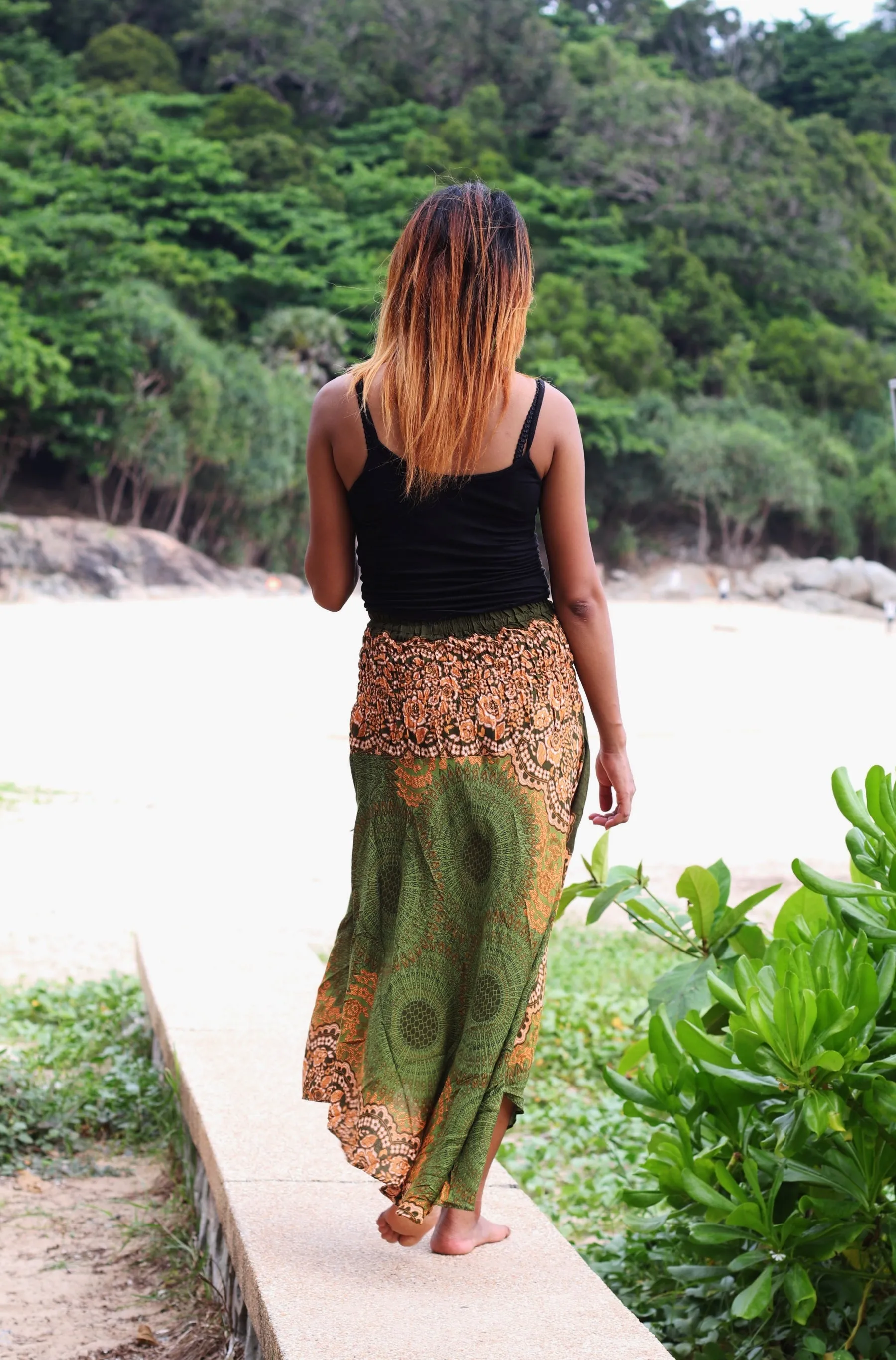Mandala Maxi Dresses Women Skirt Beach Long Skirt Gypsy