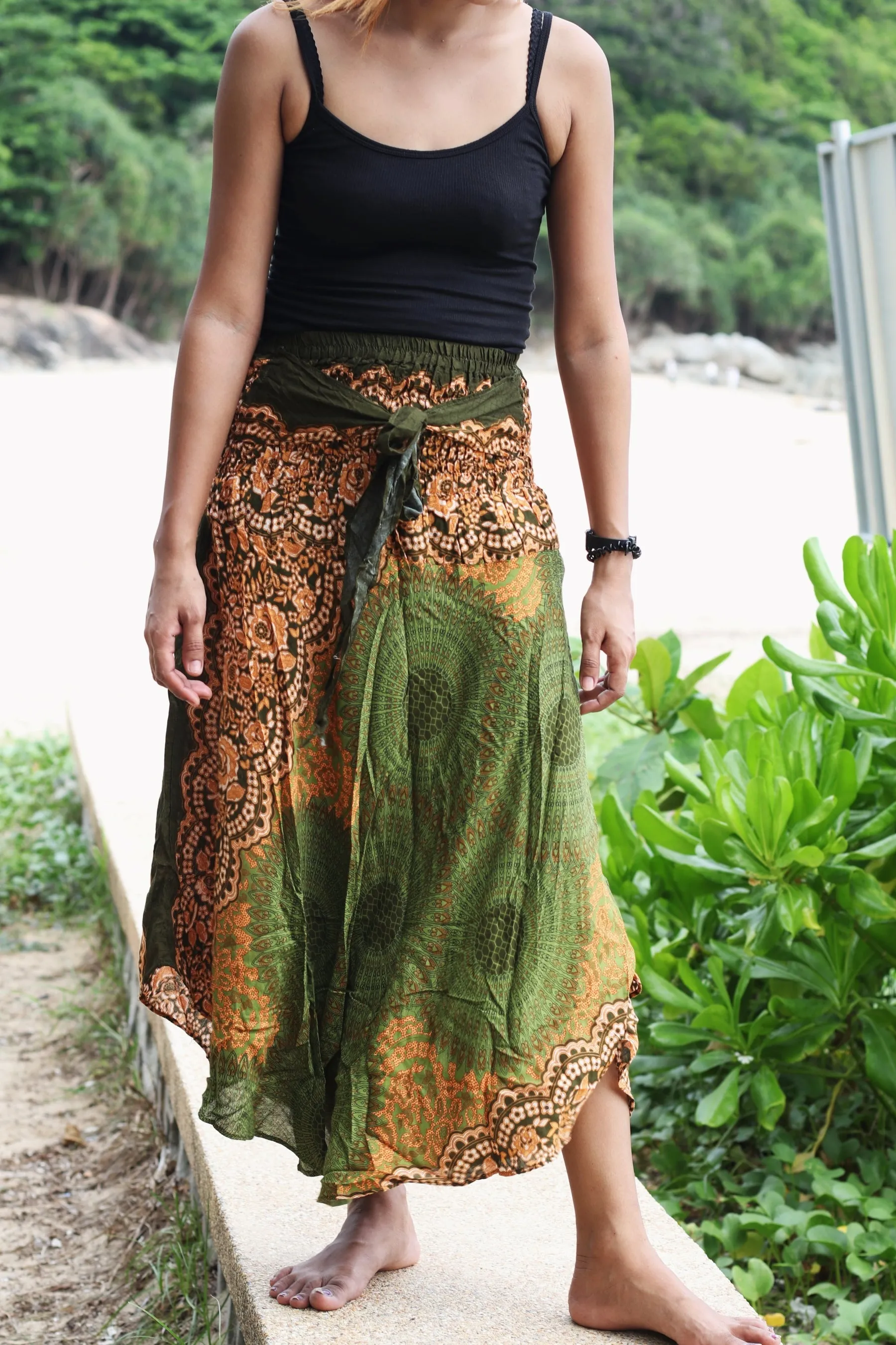 Mandala Maxi Dresses Women Skirt Beach Long Skirt Gypsy