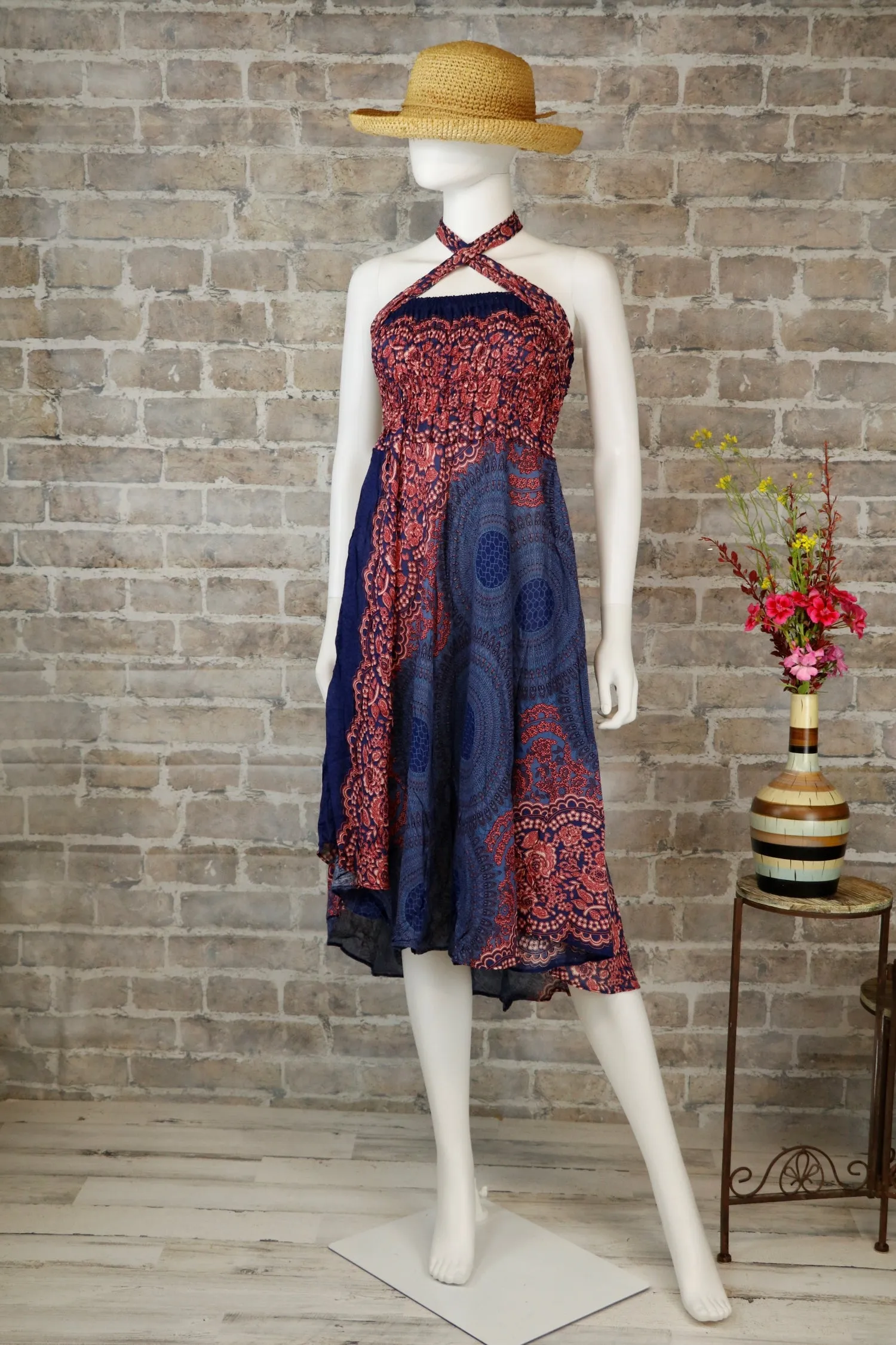 Mandala Maxi Dresses Women Skirt Beach Long Skirt Gypsy